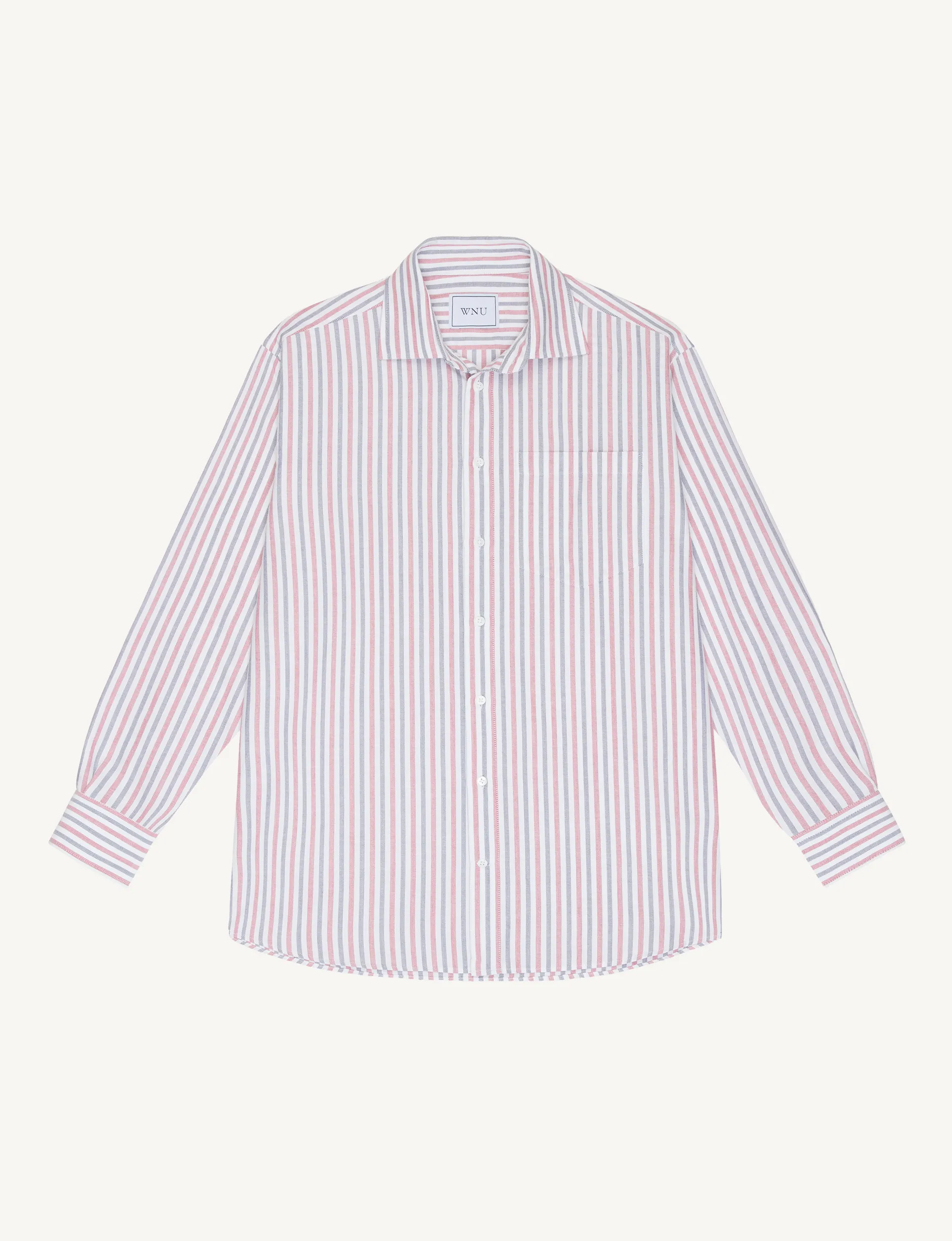 Chessie: Oxford, Red and Navy Stripe sold by With Nothing Underneath product image thumbnail 3