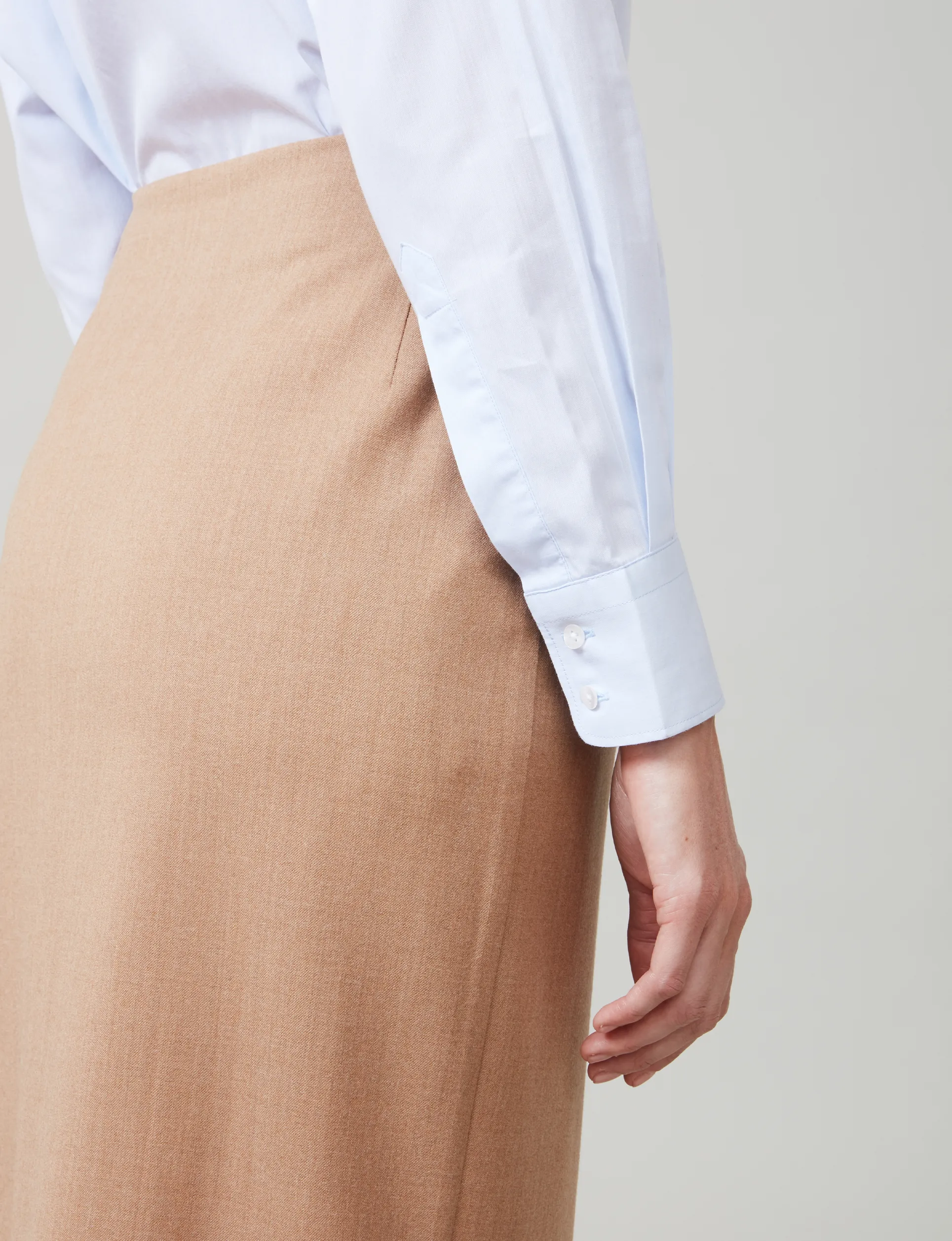 The Boyfriend: Poplin, Steel Blue sold by With Nothing Underneath product image thumbnail 4