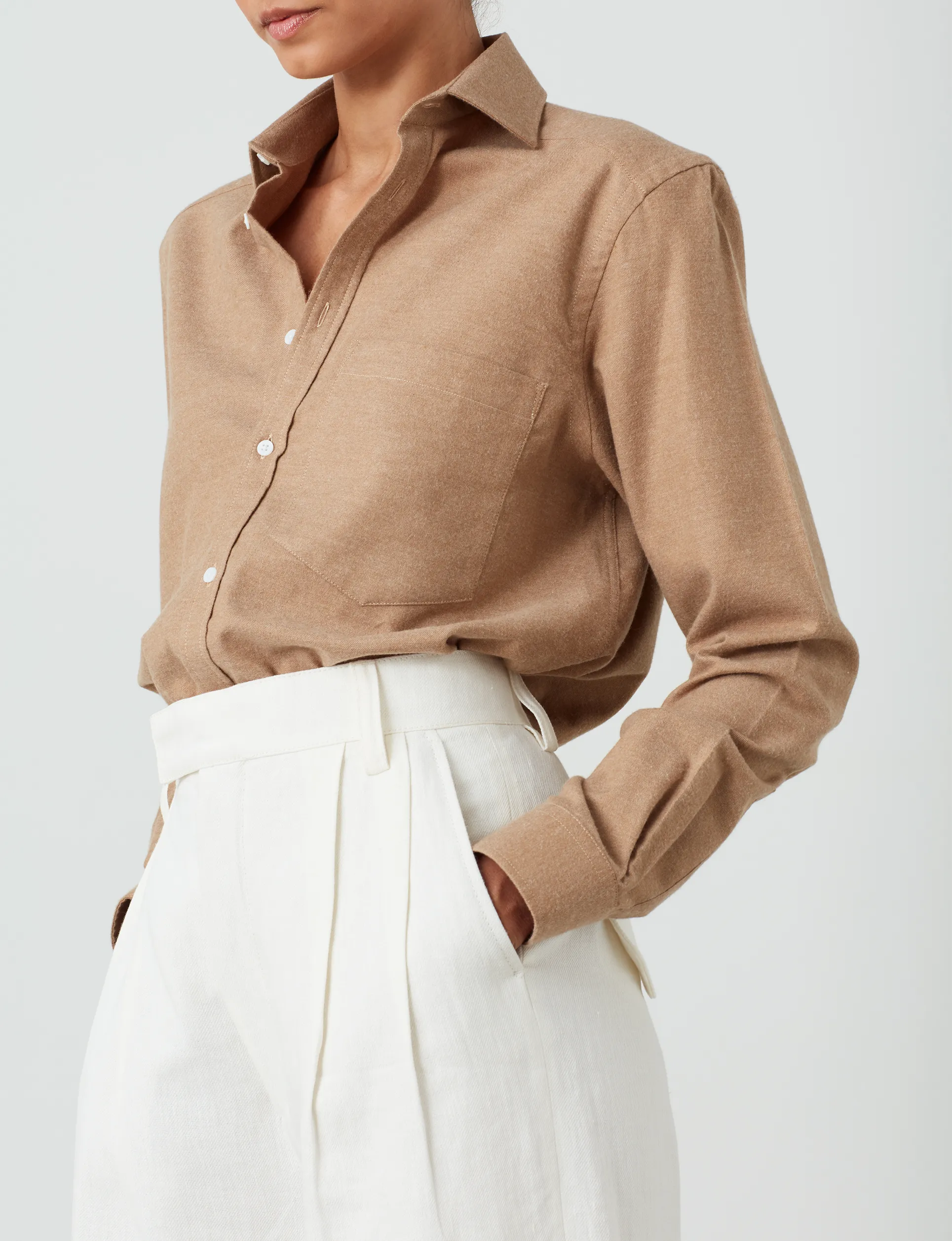 The Classic: Fine Brushed, Biscuit sold by With Nothing Underneath product image thumbnail 5