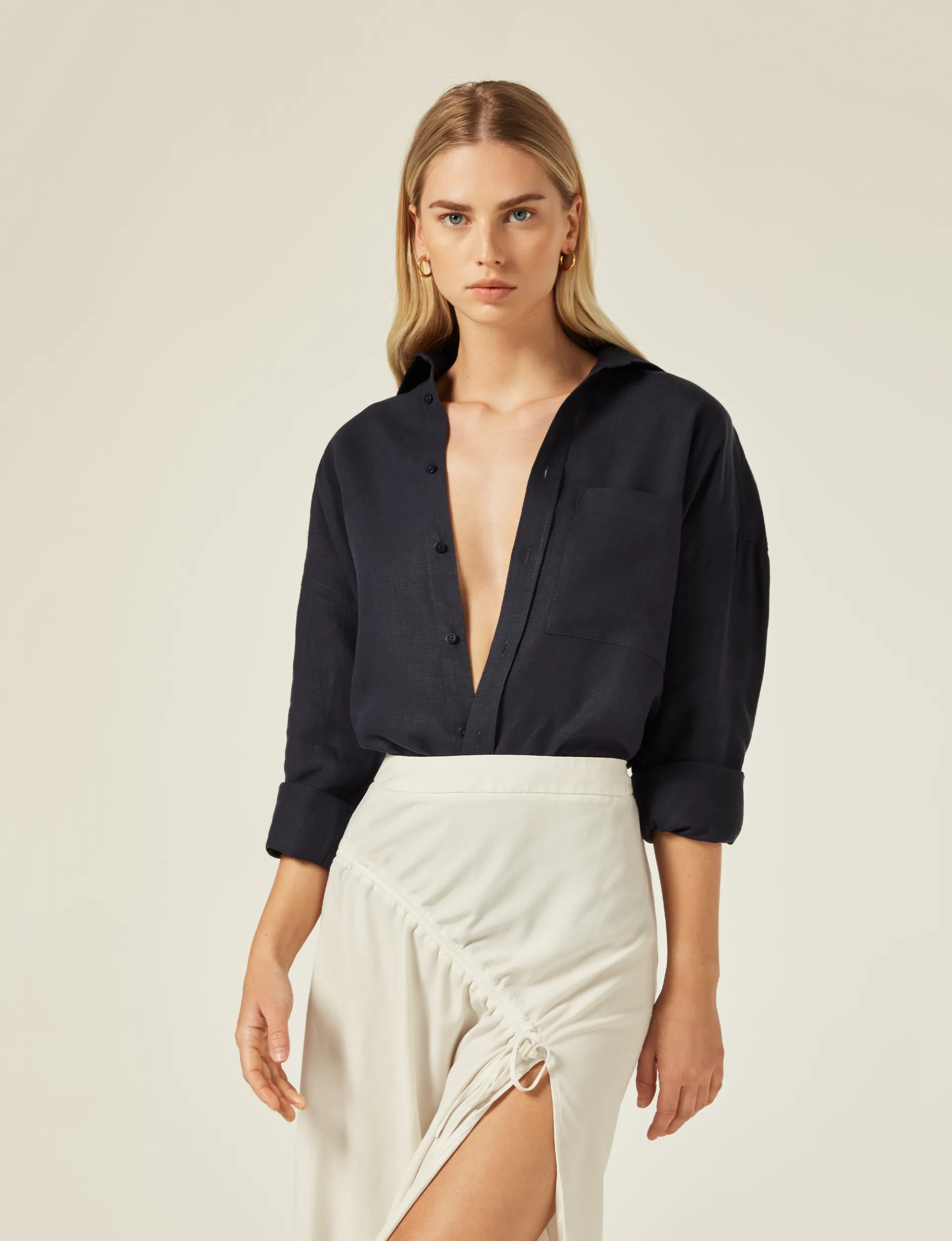 The Weekend: Hemp, Navy Blue sold by With Nothing Underneath product image thumbnail 2