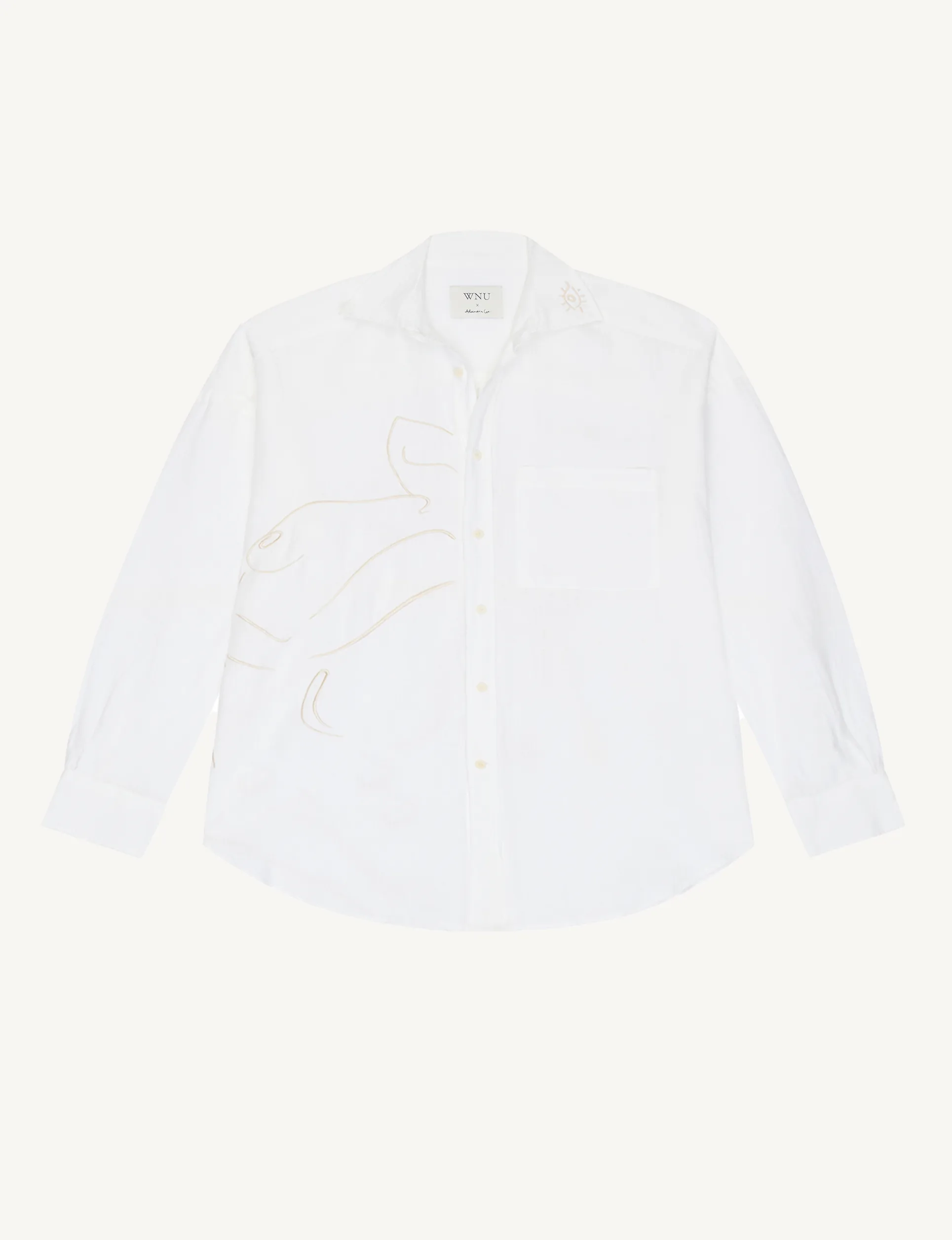 The Weekend: Linen, White x Alexandria Coe sold by With Nothing Underneath product image thumbnail 2