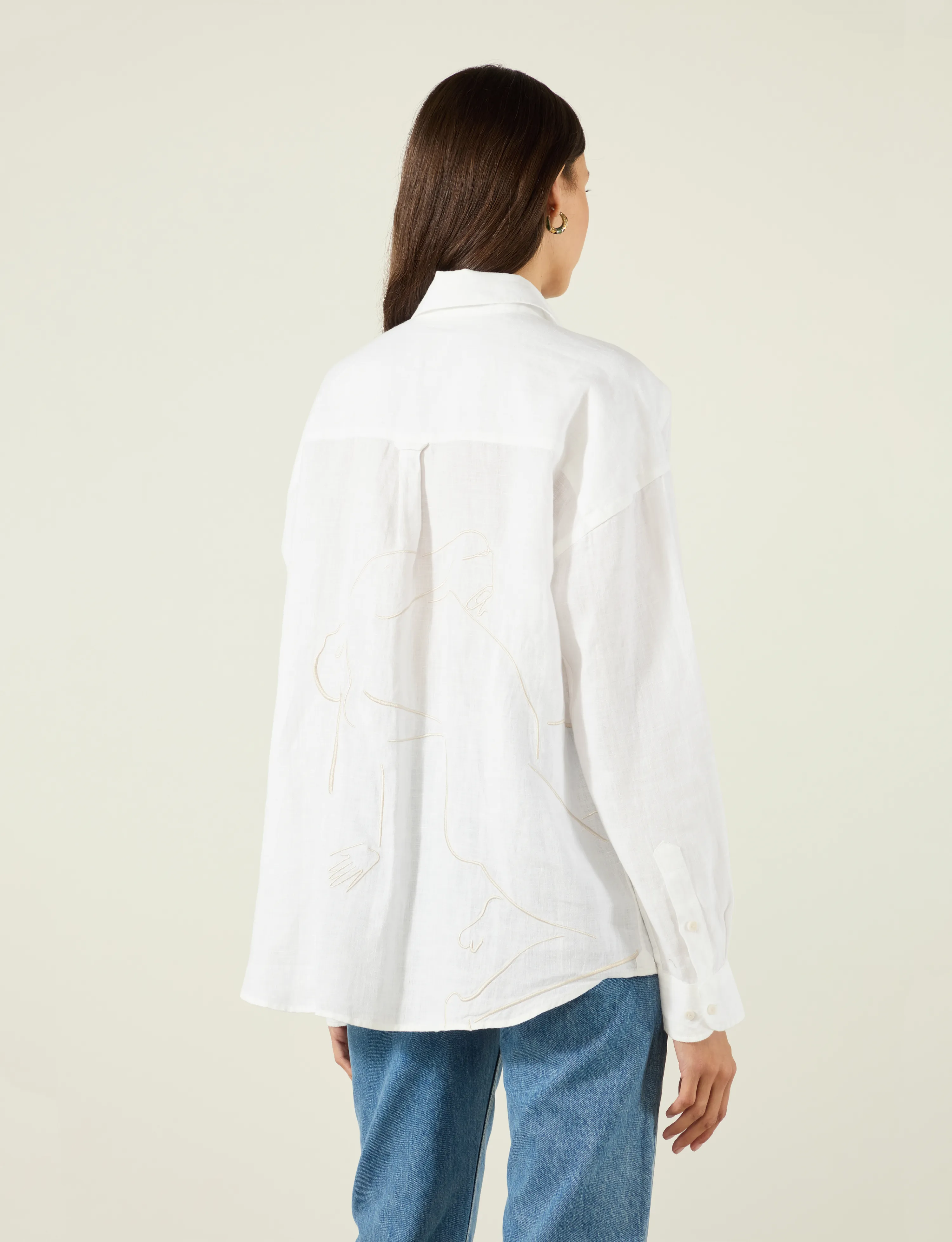 The Weekend: Linen, White x Alexandria Coe sold by With Nothing Underneath product image thumbnail 4