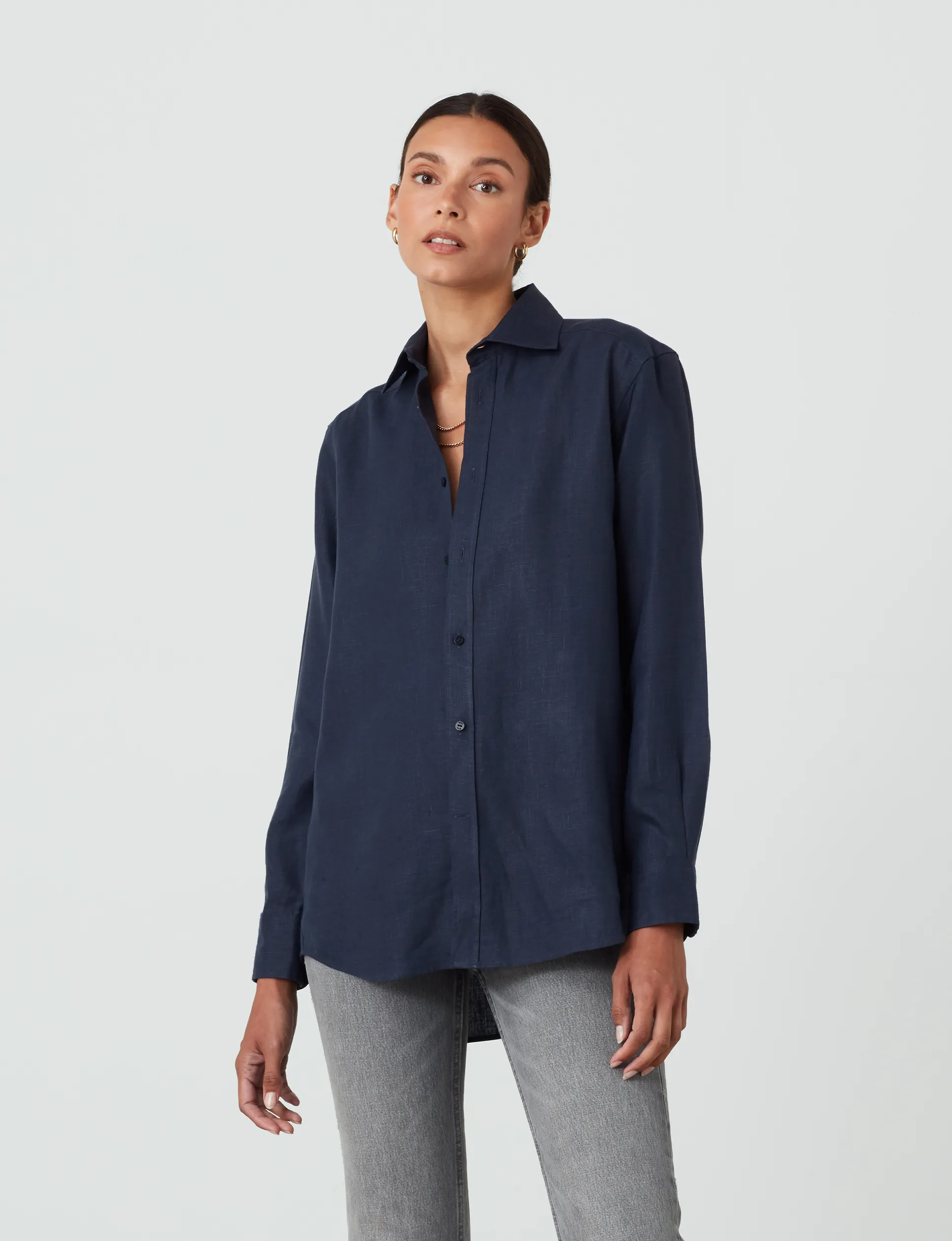 The Boyfriend: Hemp, Navy sold by With Nothing Underneath