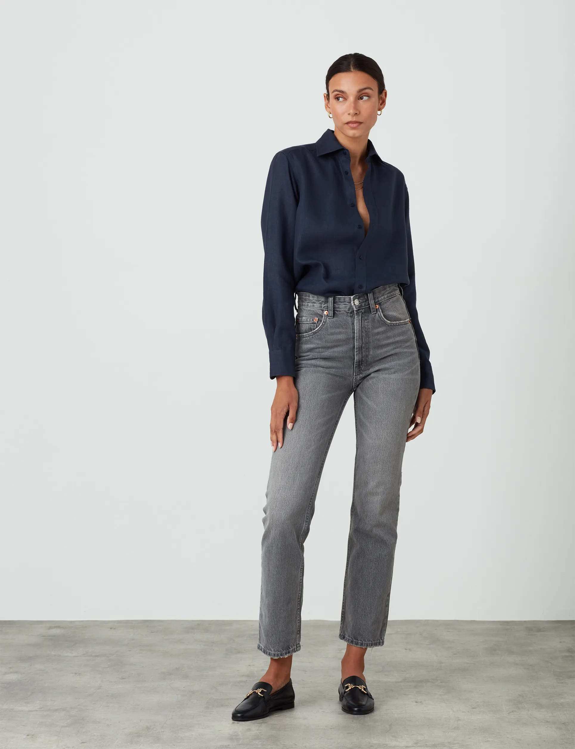 The Boyfriend: Hemp, Navy sold by With Nothing Underneath product image thumbnail 5