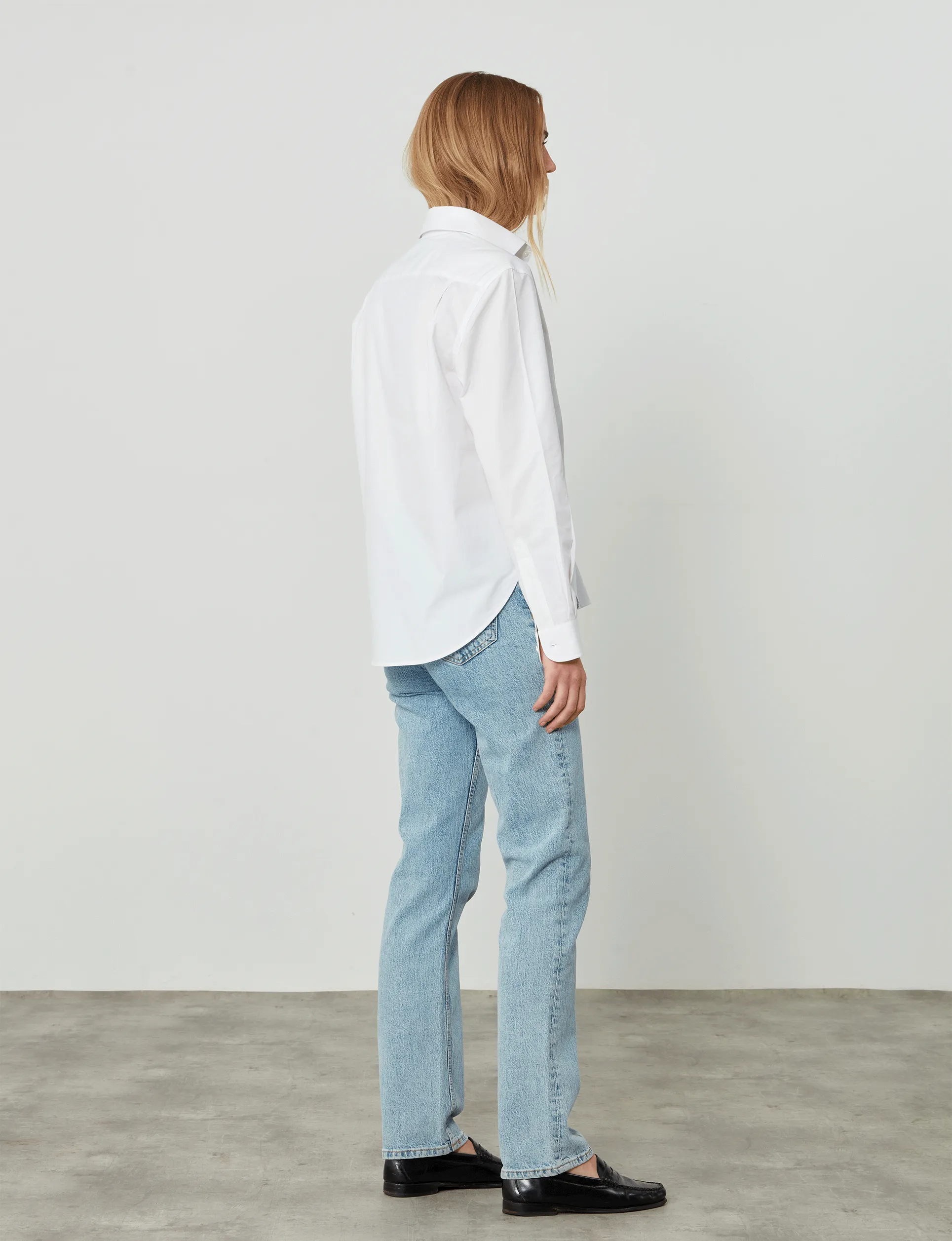 The Classic: Fine Poplin, White sold by With Nothing Underneath product image thumbnail 2