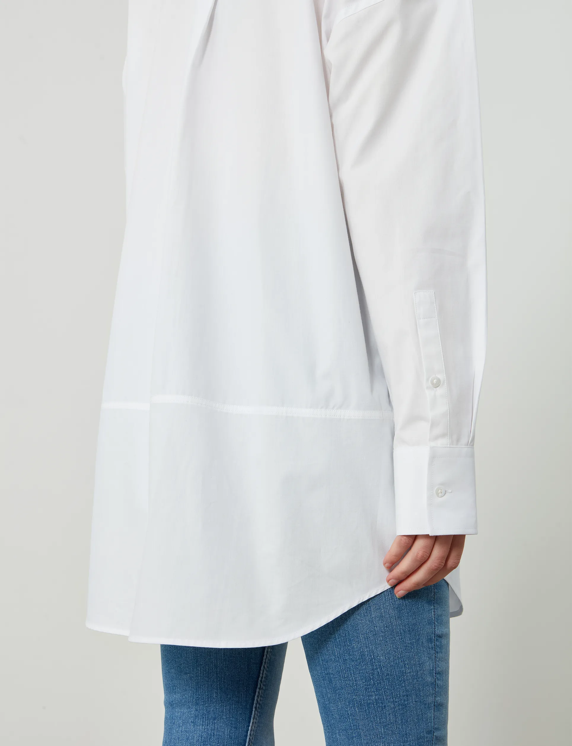 Molly: Fine Poplin, White sold by With Nothing Underneath product image thumbnail 4