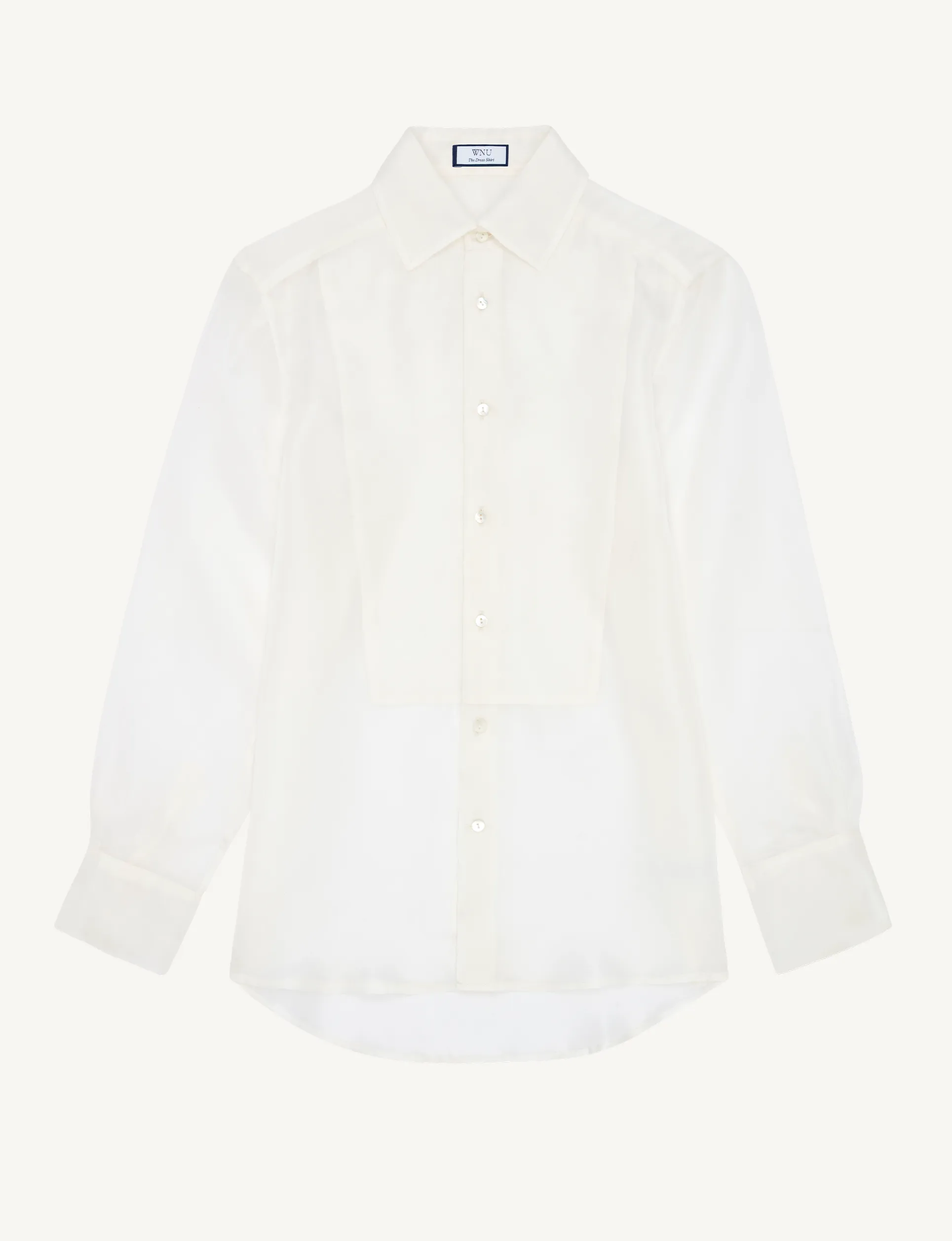 The Dress Shirt: Silk Organza, Ivory sold by With Nothing Underneath product image thumbnail 3