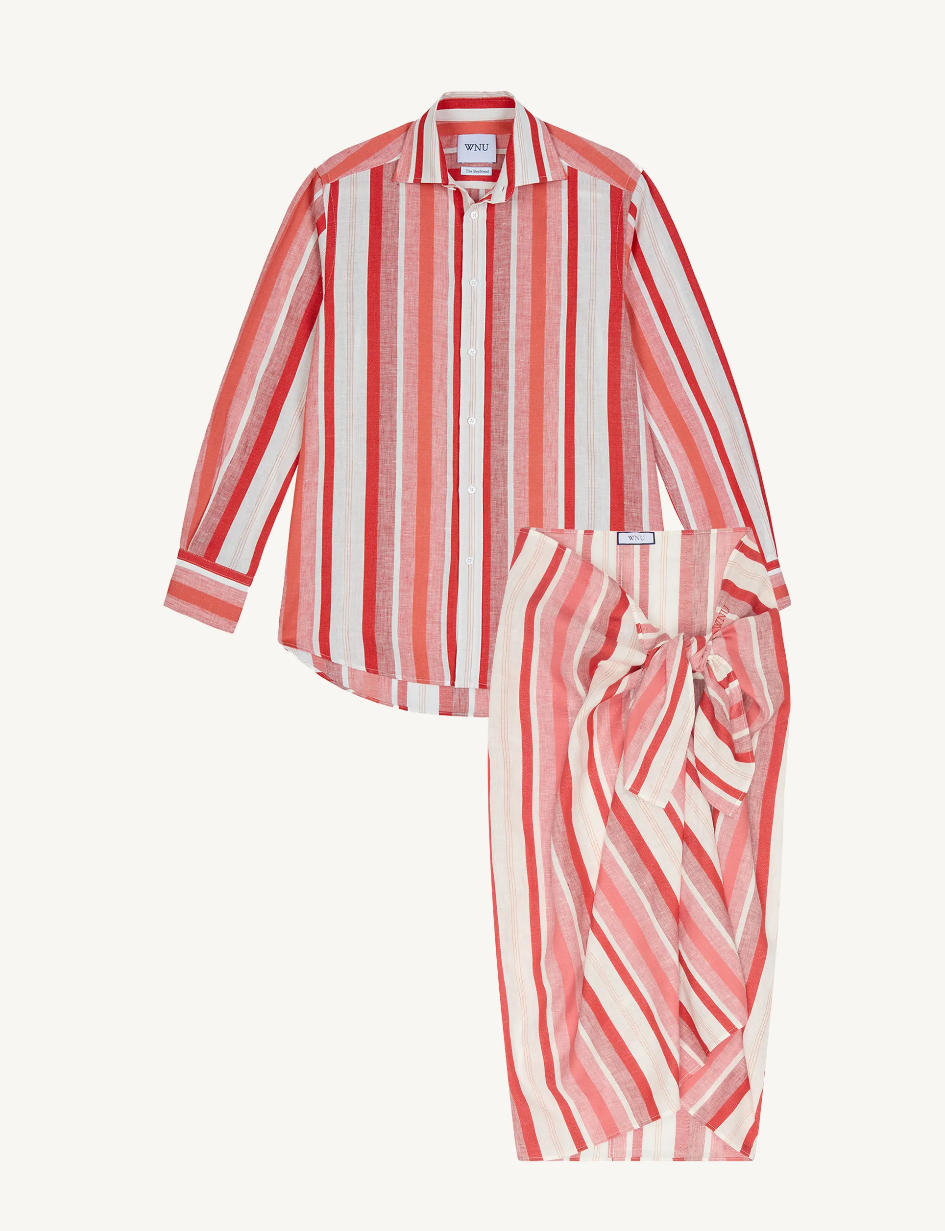 The Sarong Set: Weave, Red Multistripe sold by With Nothing Underneath product image thumbnail 2