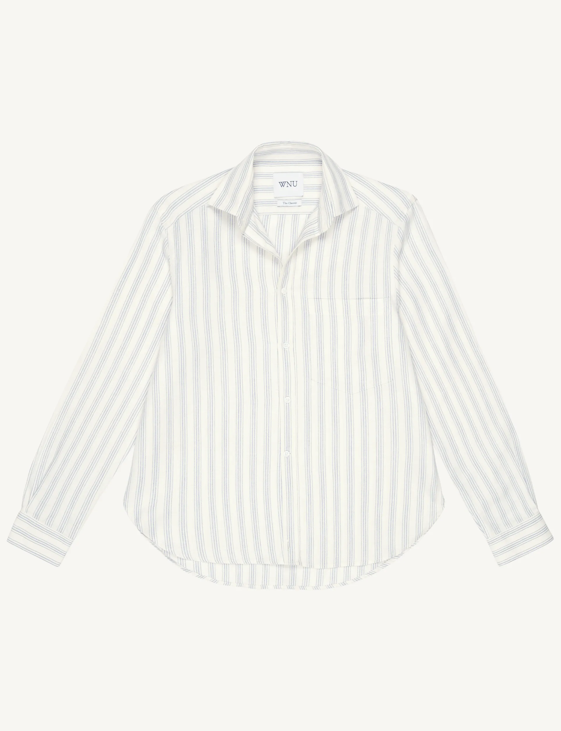 The Classic: Cotton Blend, Airforce Blue Stripe sold by With Nothing Underneath product image thumbnail 2