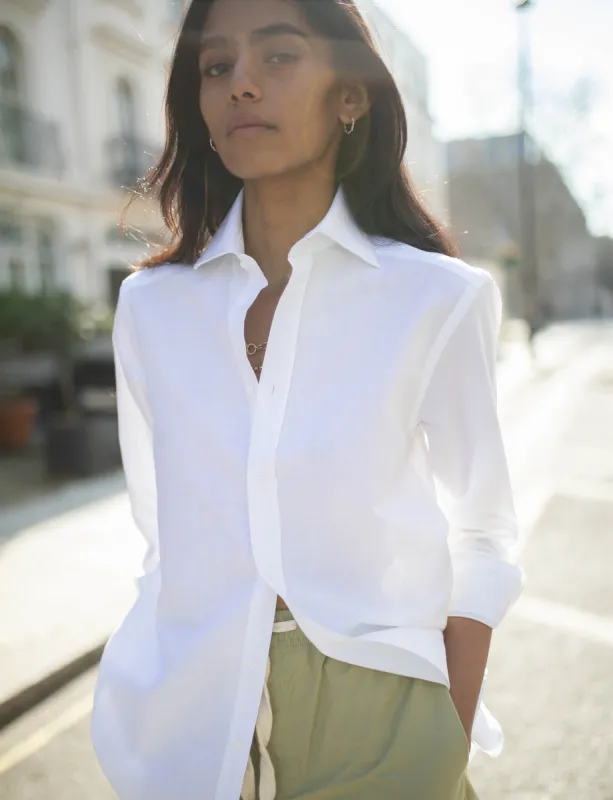 The Boyfriend: Weave, White made by With Nothing Underneath