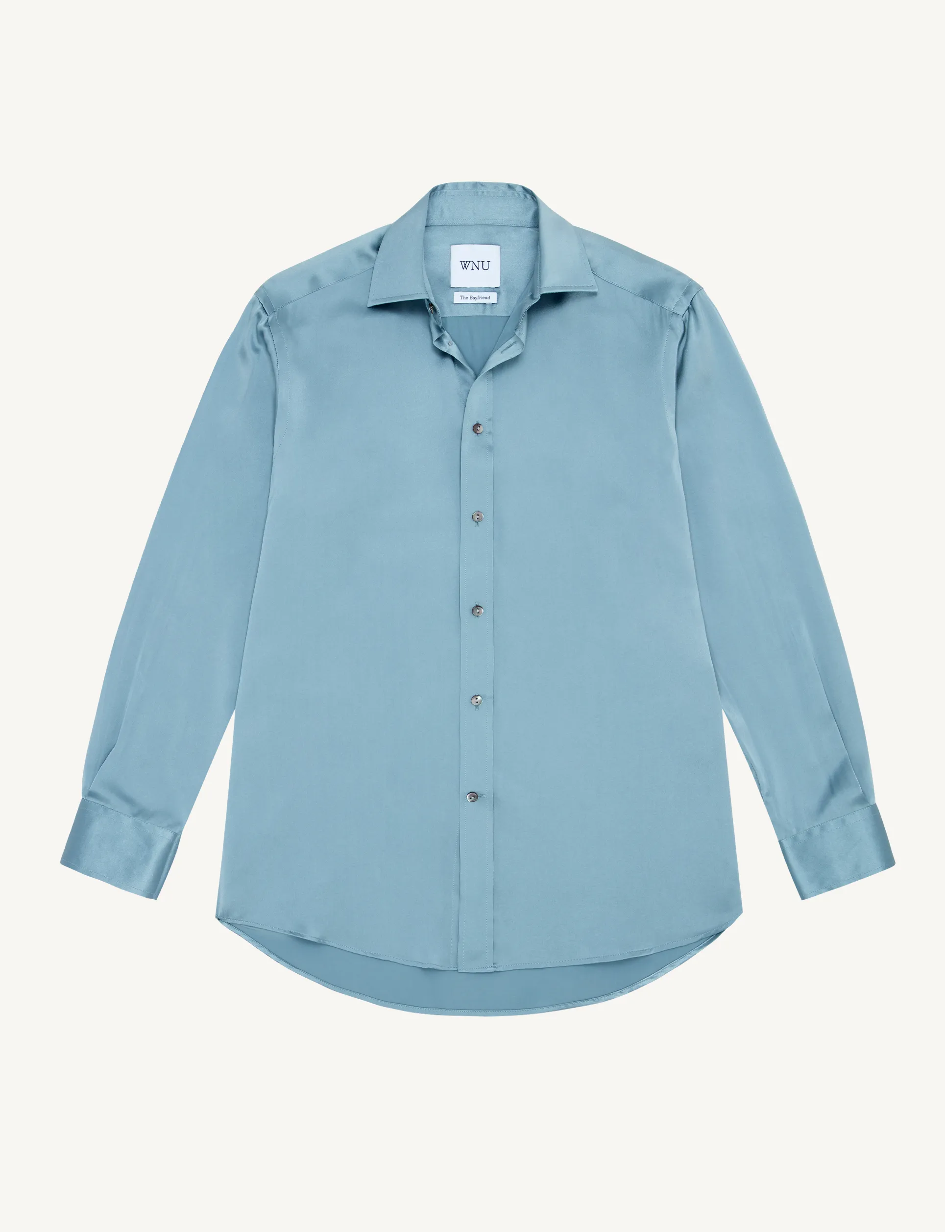 The Boyfriend: Silk Satin, Slate sold by With Nothing Underneath product image thumbnail 3