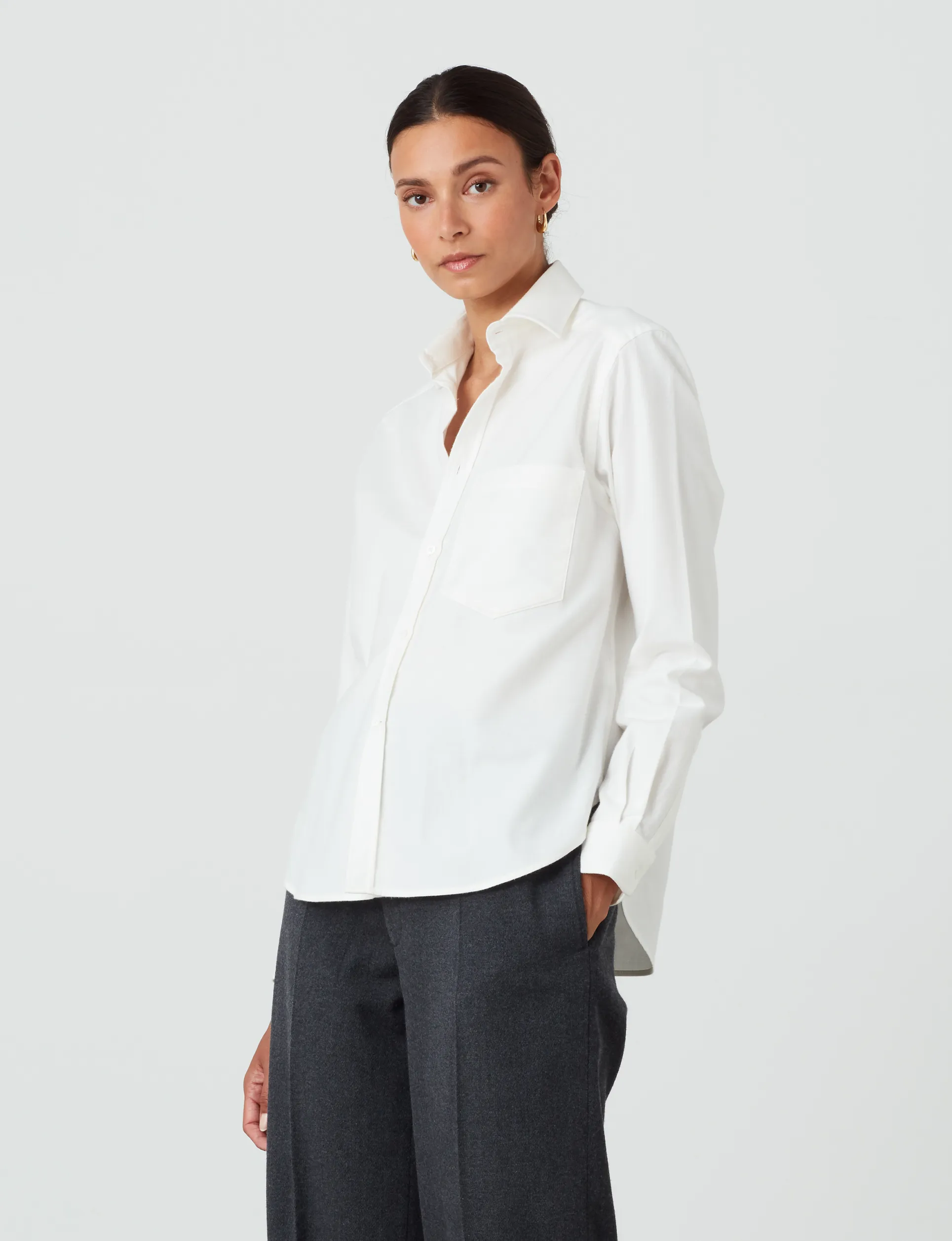 The Classic: Fine Brushed, Off-White sold by With Nothing Underneath product image thumbnail 2