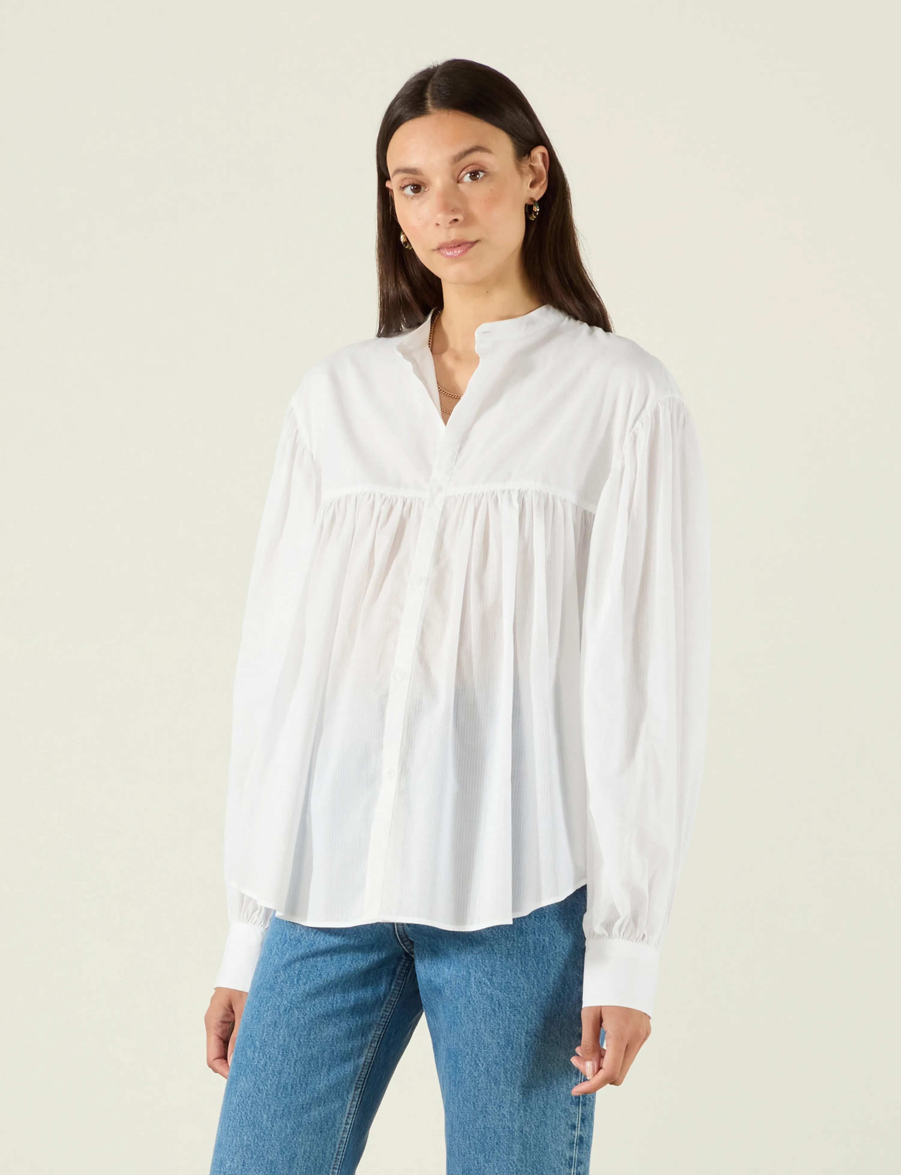 Daphne: Cotton Voile, White sold by With Nothing Underneath product image thumbnail 2