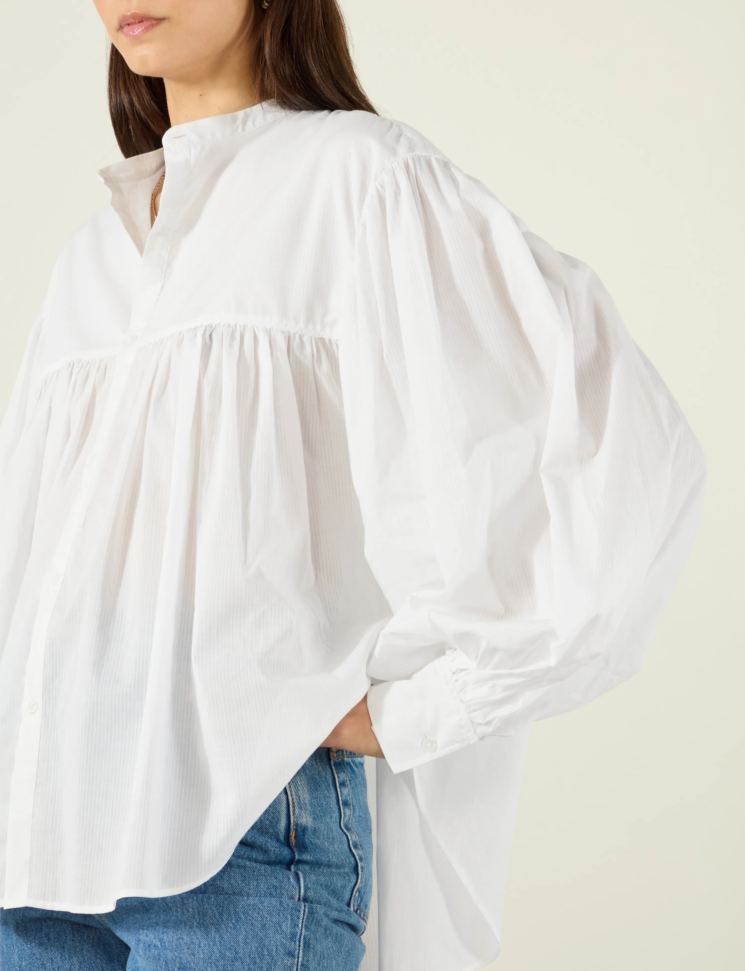 Daphne: Cotton Voile, White sold by With Nothing Underneath product image thumbnail 5