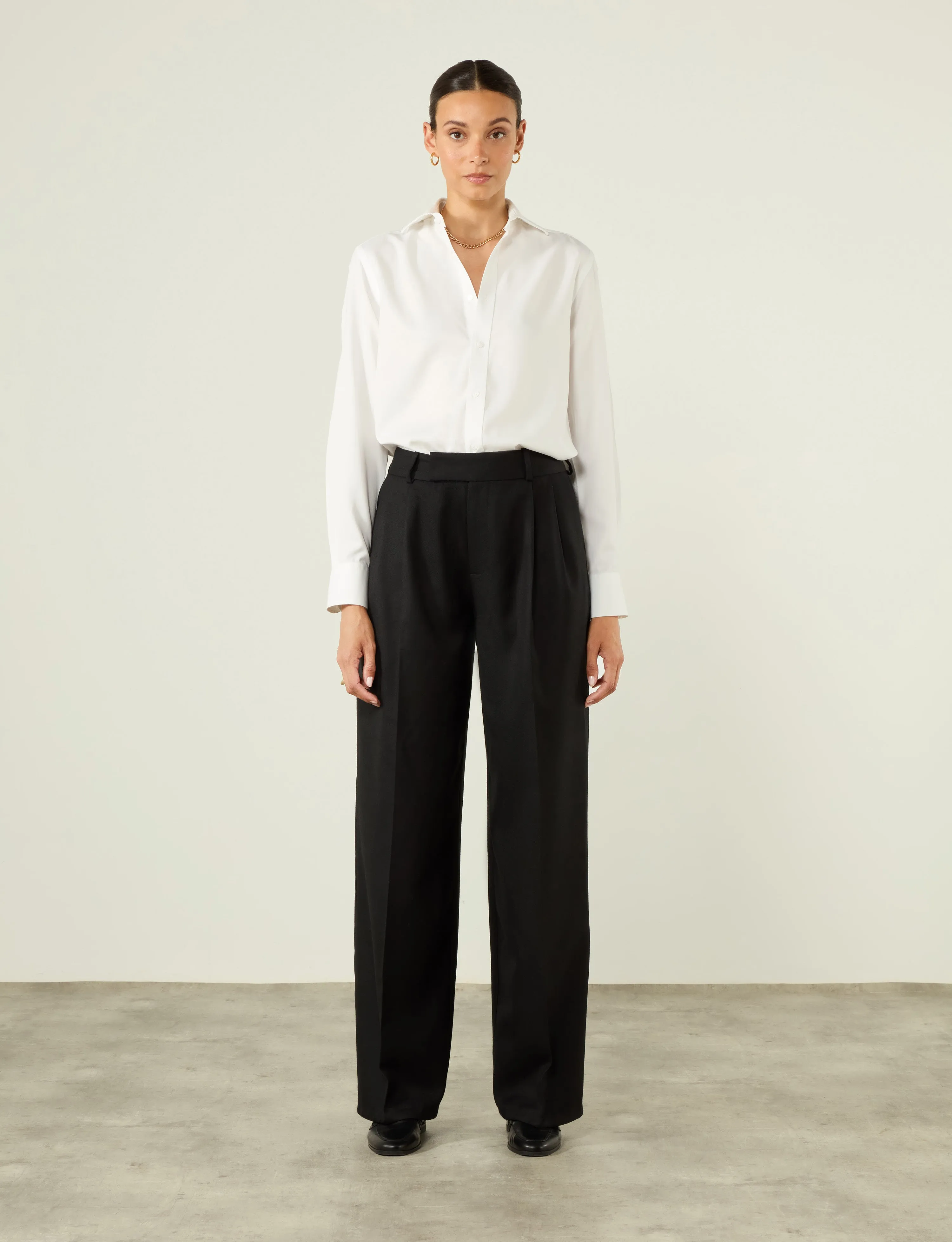 Rampling Trouser: Wool, Black sold by With Nothing Underneath product image thumbnail 4
