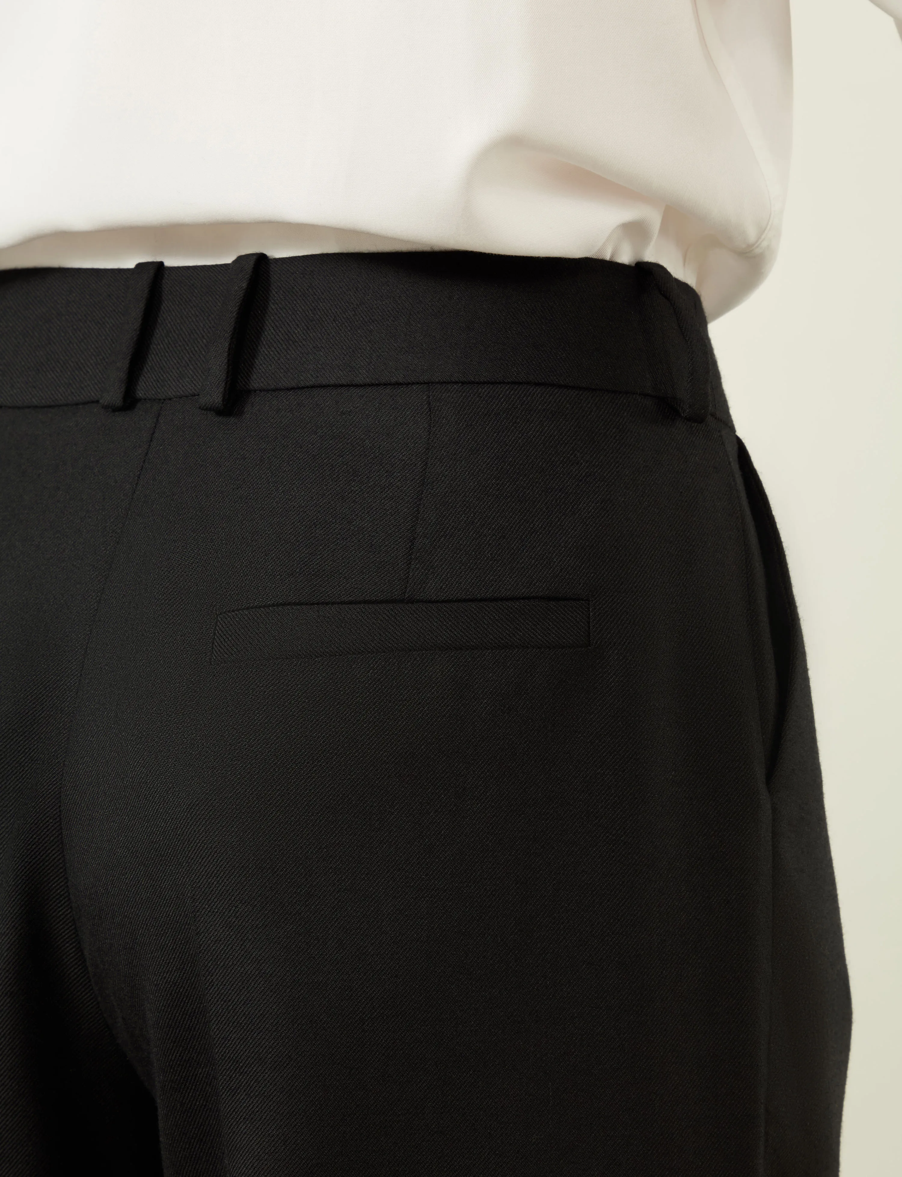Rampling Trouser: Wool, Black sold by With Nothing Underneath product image thumbnail 5