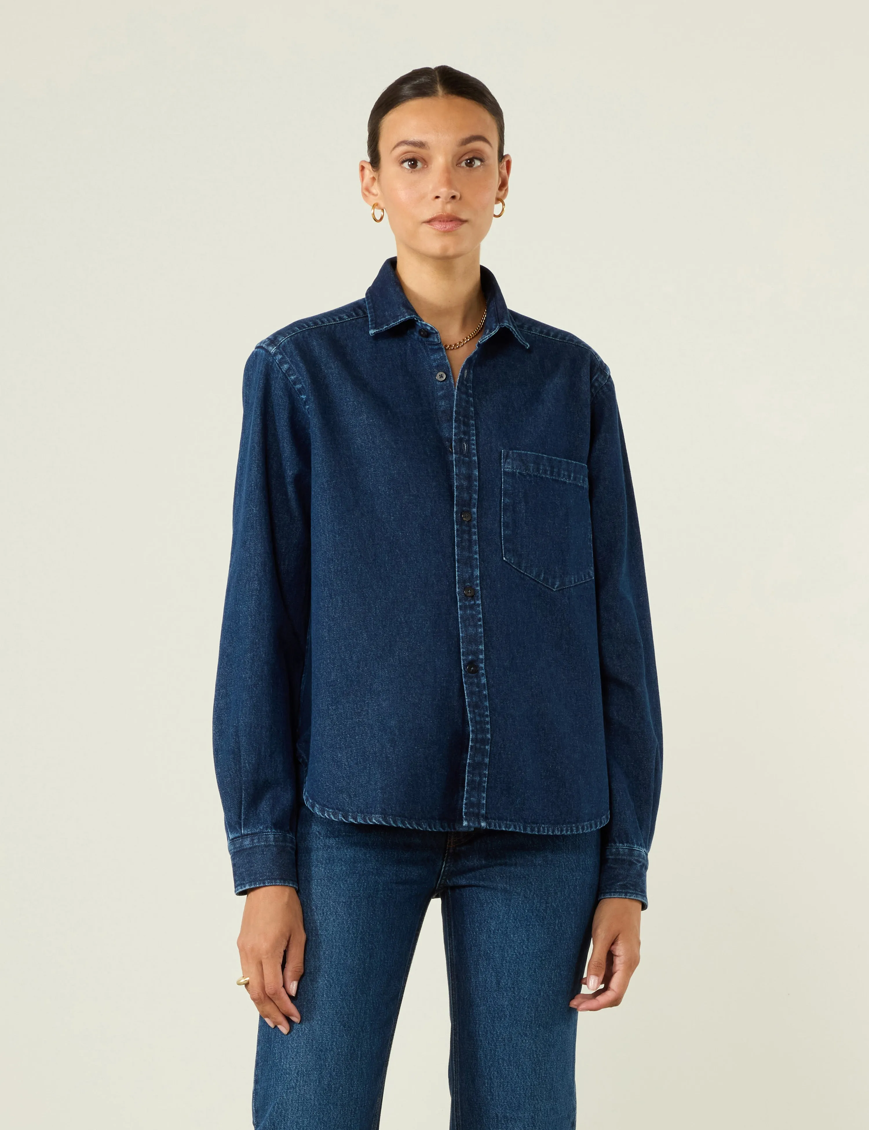 The Classic: Denim, Indigo sold by With Nothing Underneath product image thumbnail 2