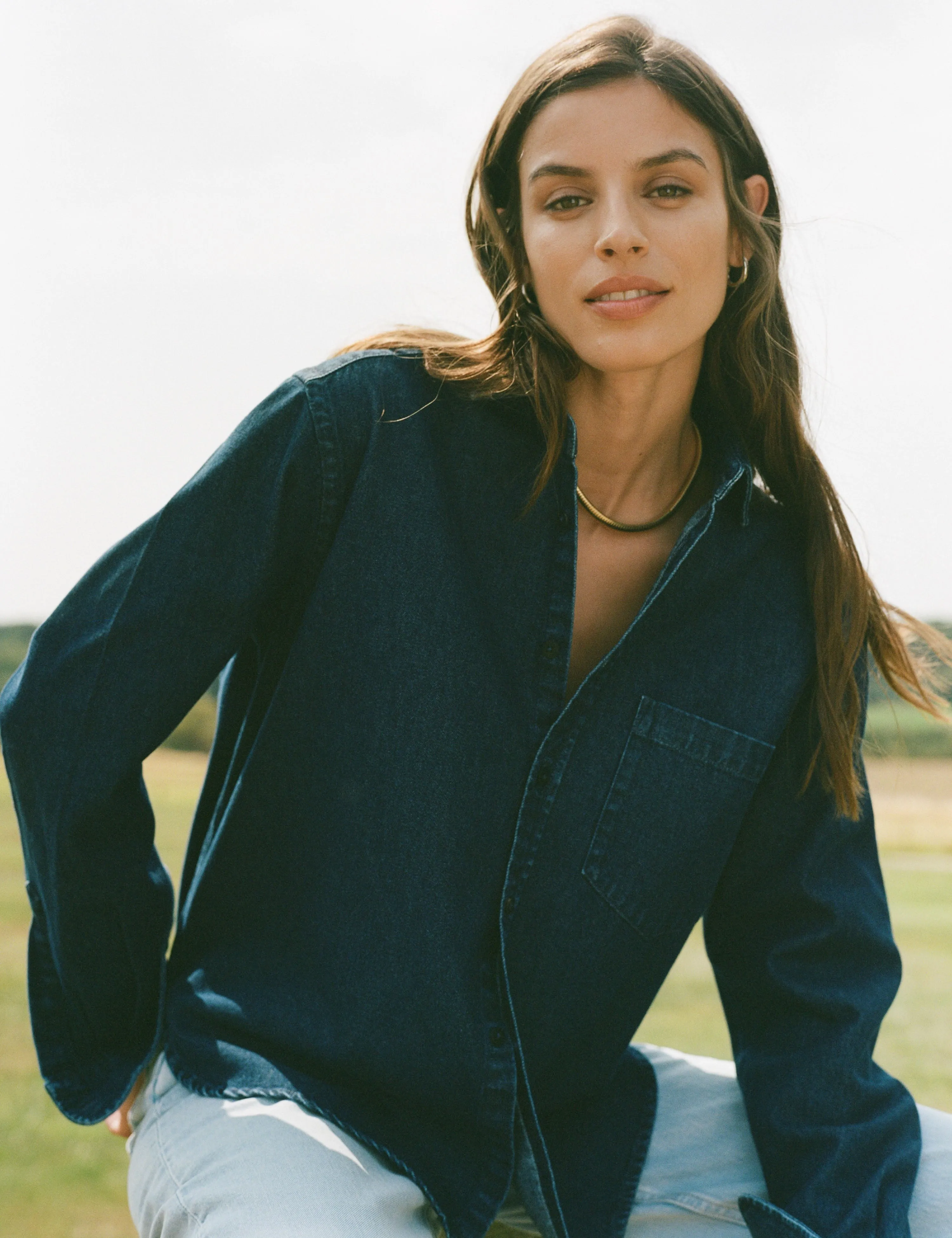 The Classic: Denim, Indigo sold by With Nothing Underneath