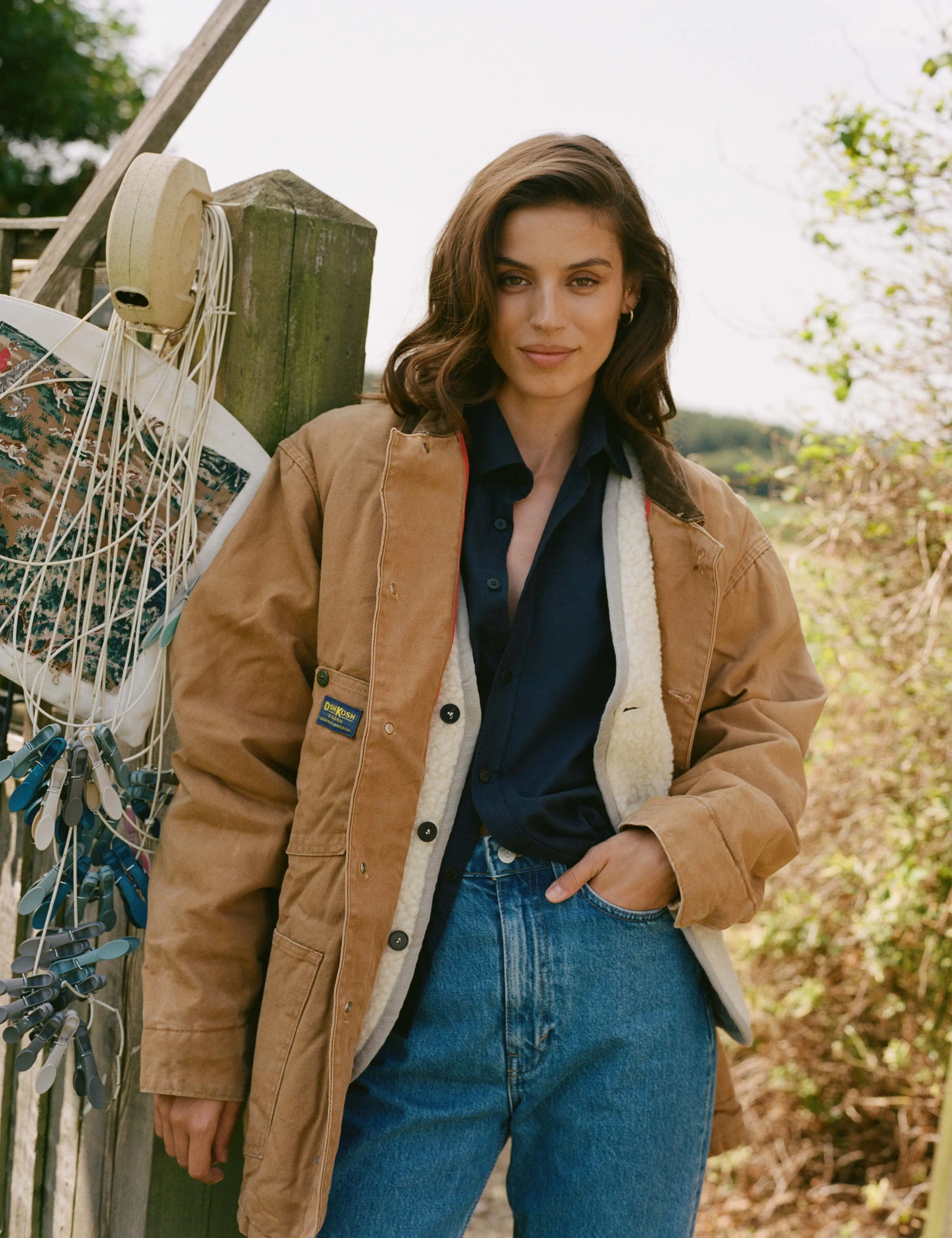 The Classic: Fine Brushed, Navy Blue sold by With Nothing Underneath