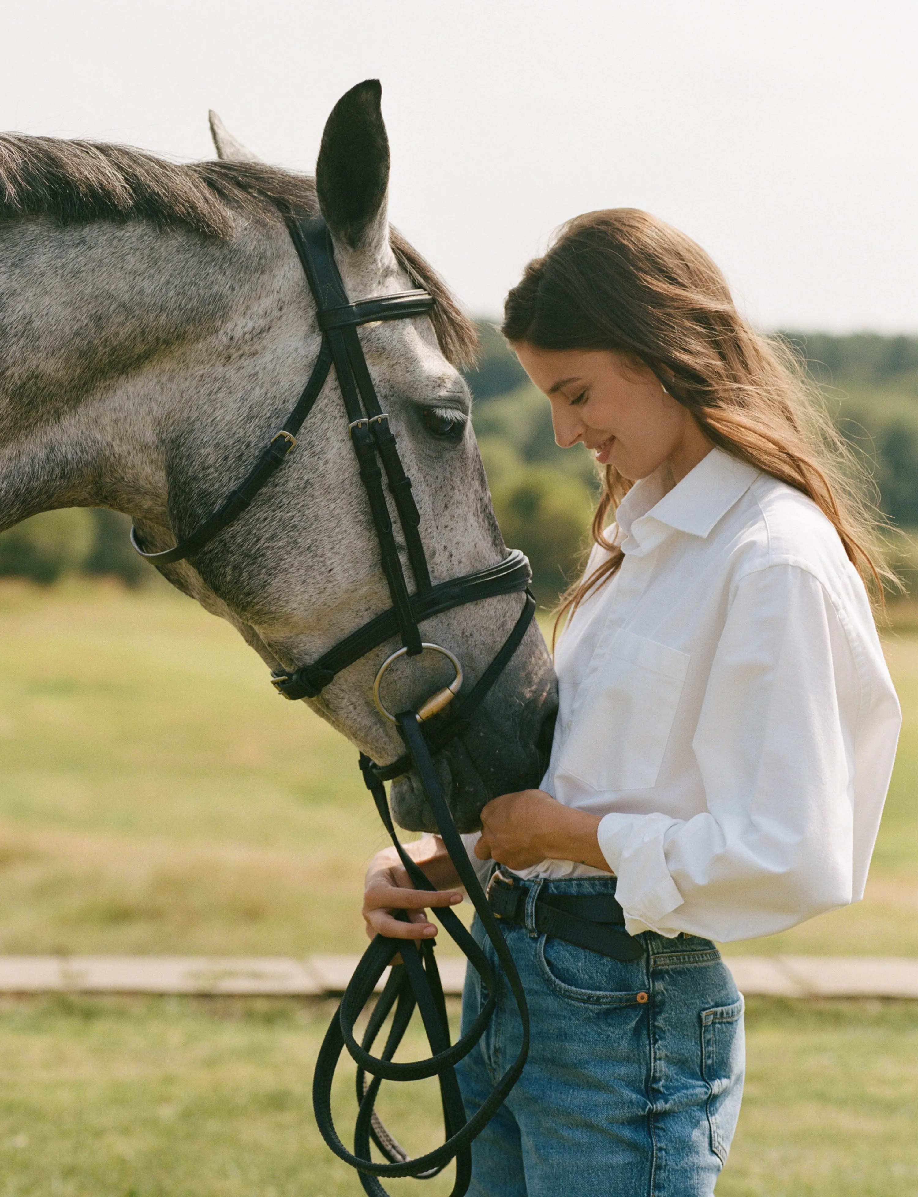 The Oversized: Oxford, White sold by With Nothing Underneath