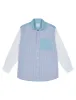 The Oversized: Chambray, Blue Patchwork sold by With Nothing Underneath