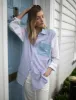 The Oversized: Chambray, Blue Patchwork sold by With Nothing Underneath