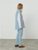 The Oversized: Chambray, Blue Patchwork sold by With Nothing Underneath