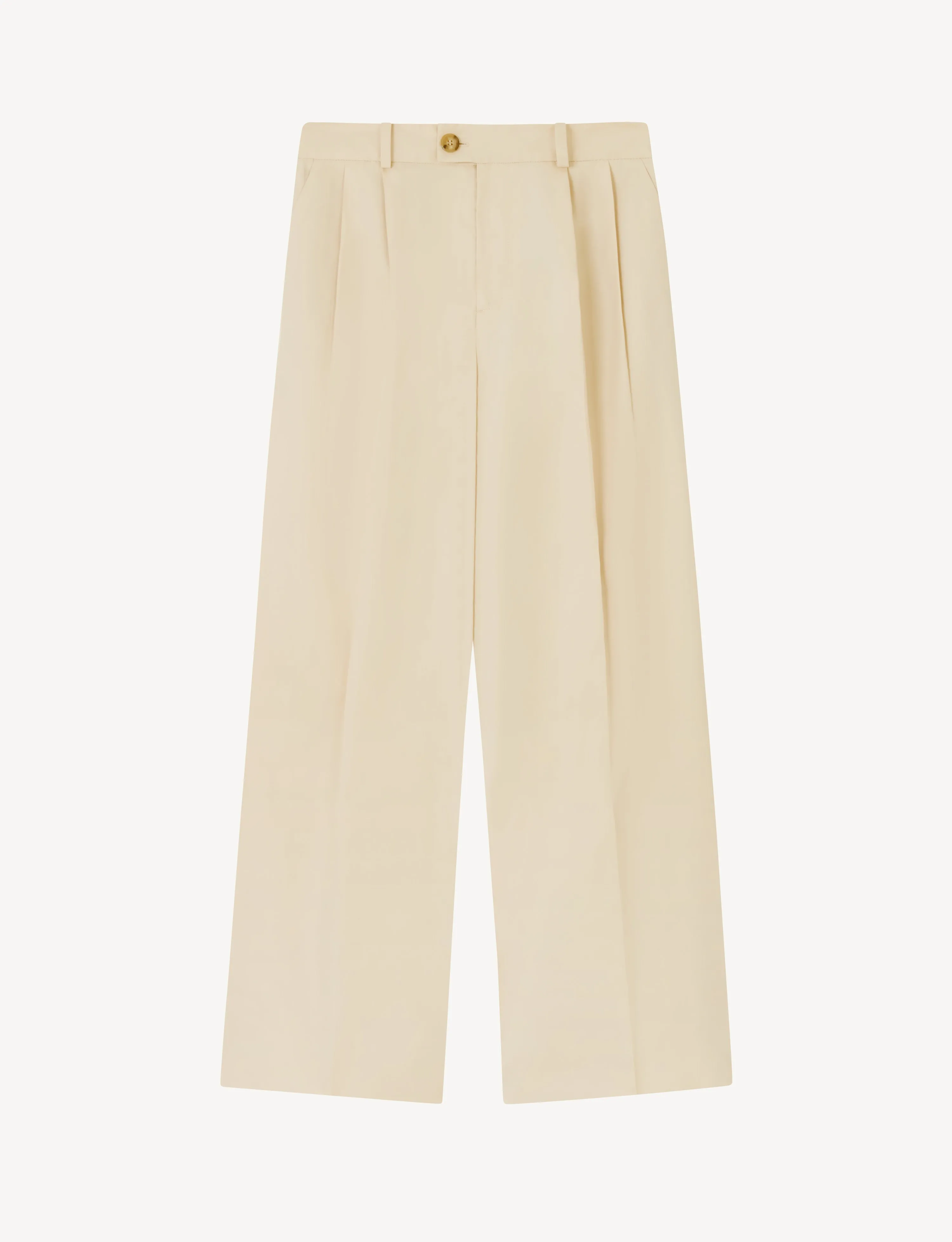 Rampling Trouser: Cotton, Fawn sold by With Nothing Underneath product image thumbnail 3