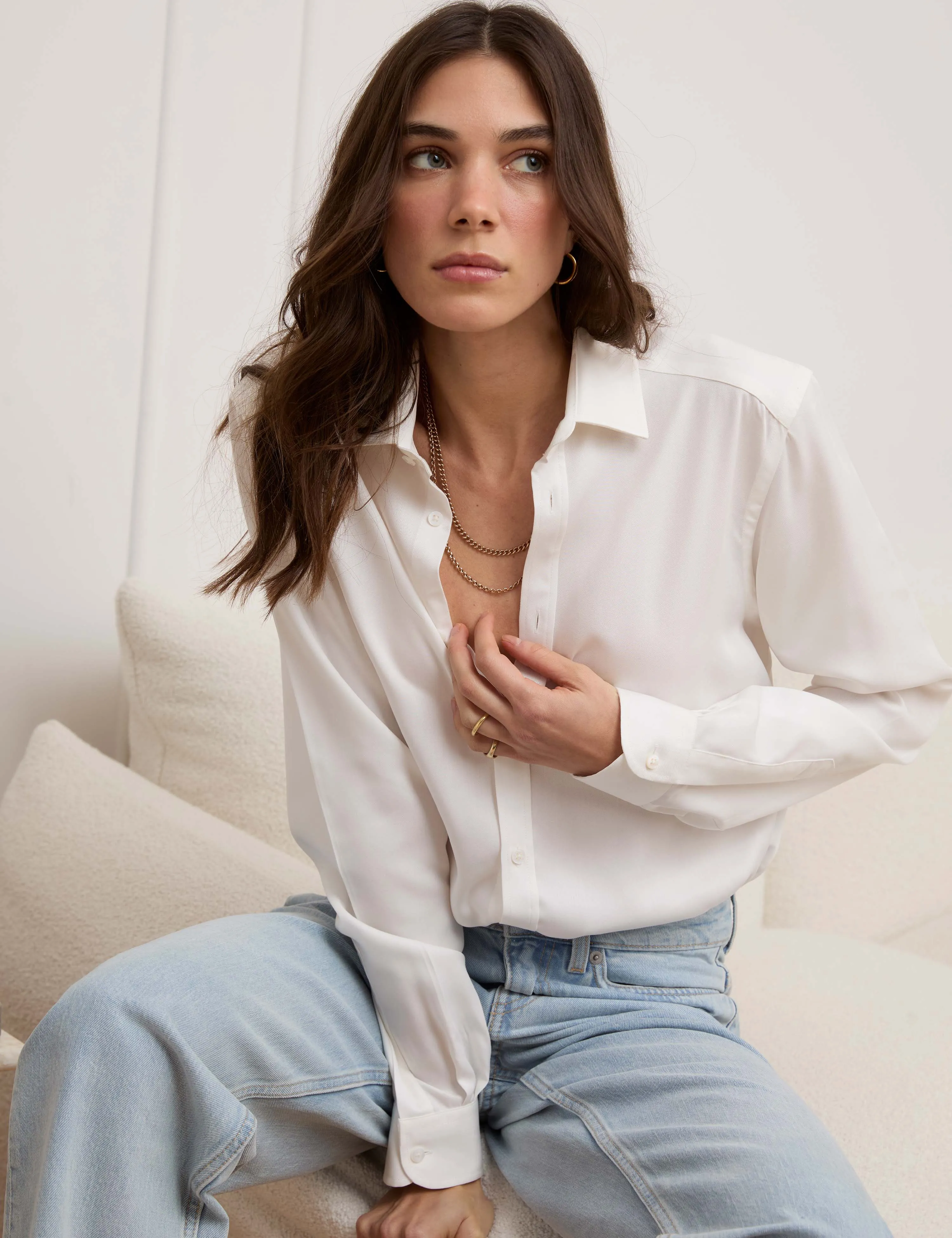 The Classic: TENCEL™ Lyocell, Off-White sold by With Nothing Underneath