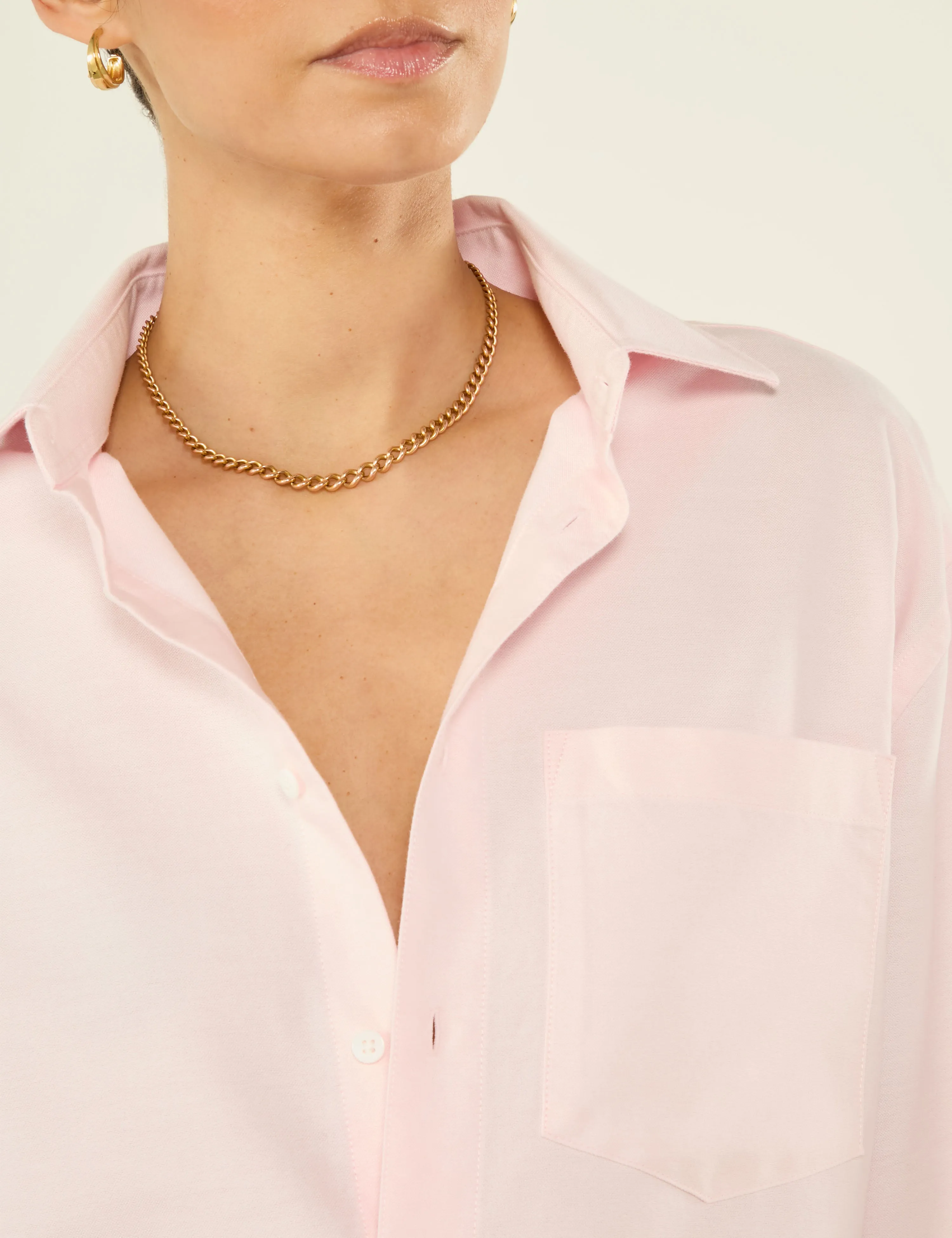 The Oversized: Oxford, Rose Pink sold by With Nothing Underneath product image thumbnail 4