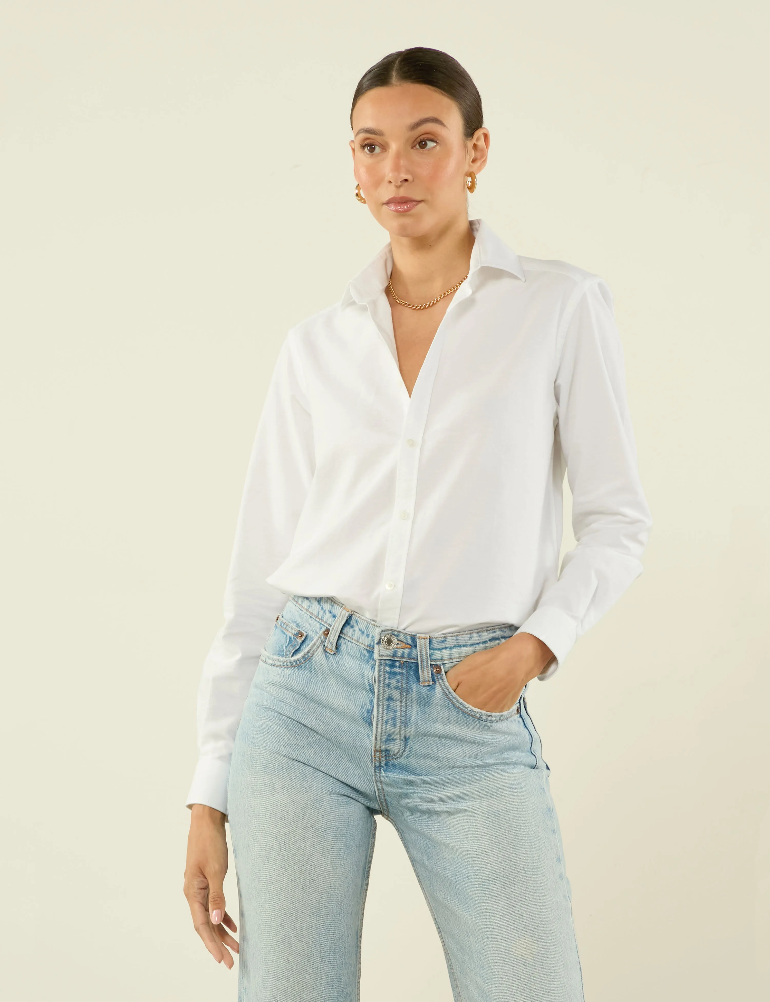 The Classic: Oxford, White sold by With Nothing Underneath product image thumbnail 2