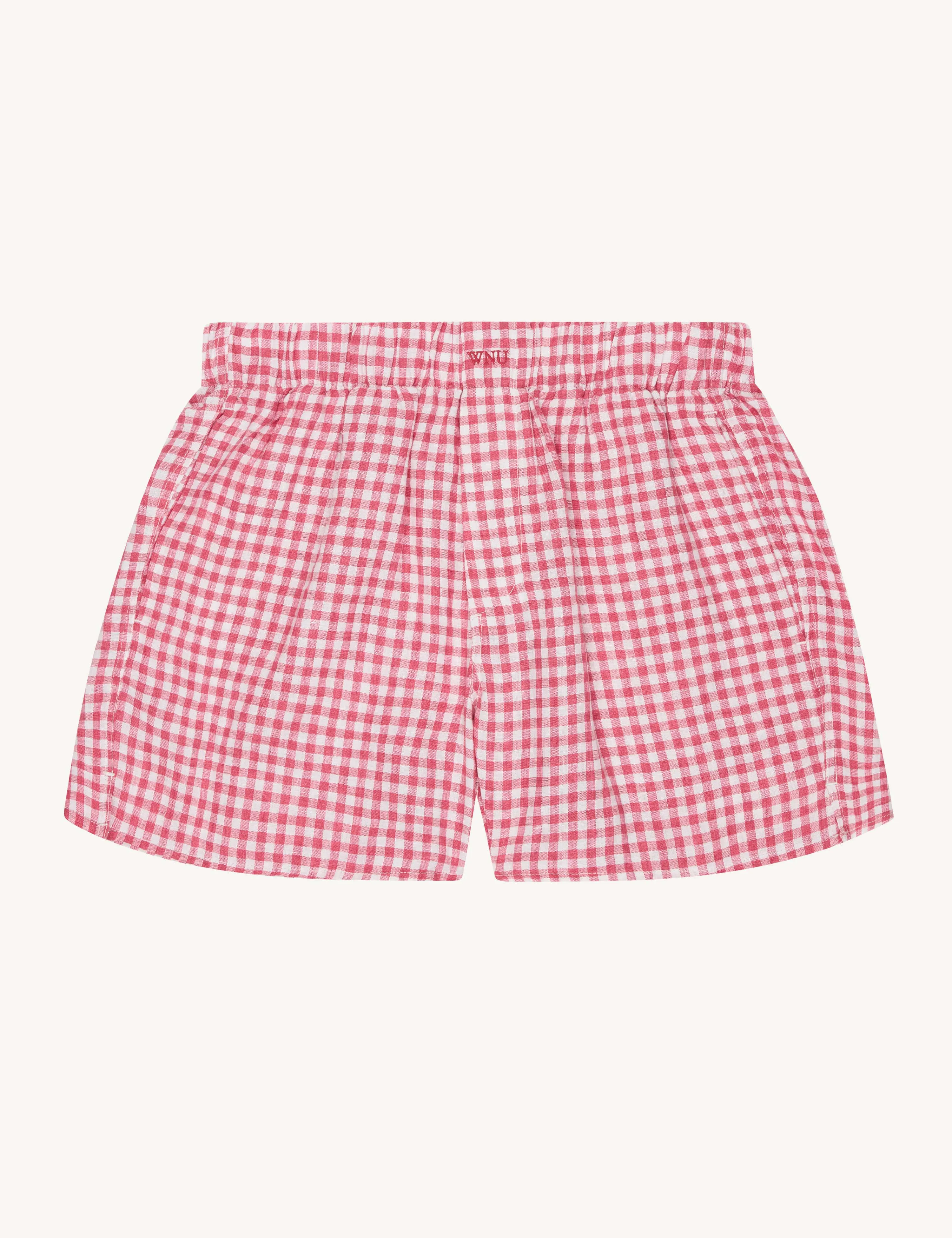 The Boxer: Linen, Red Gingham sold by With Nothing Underneath product image thumbnail 2