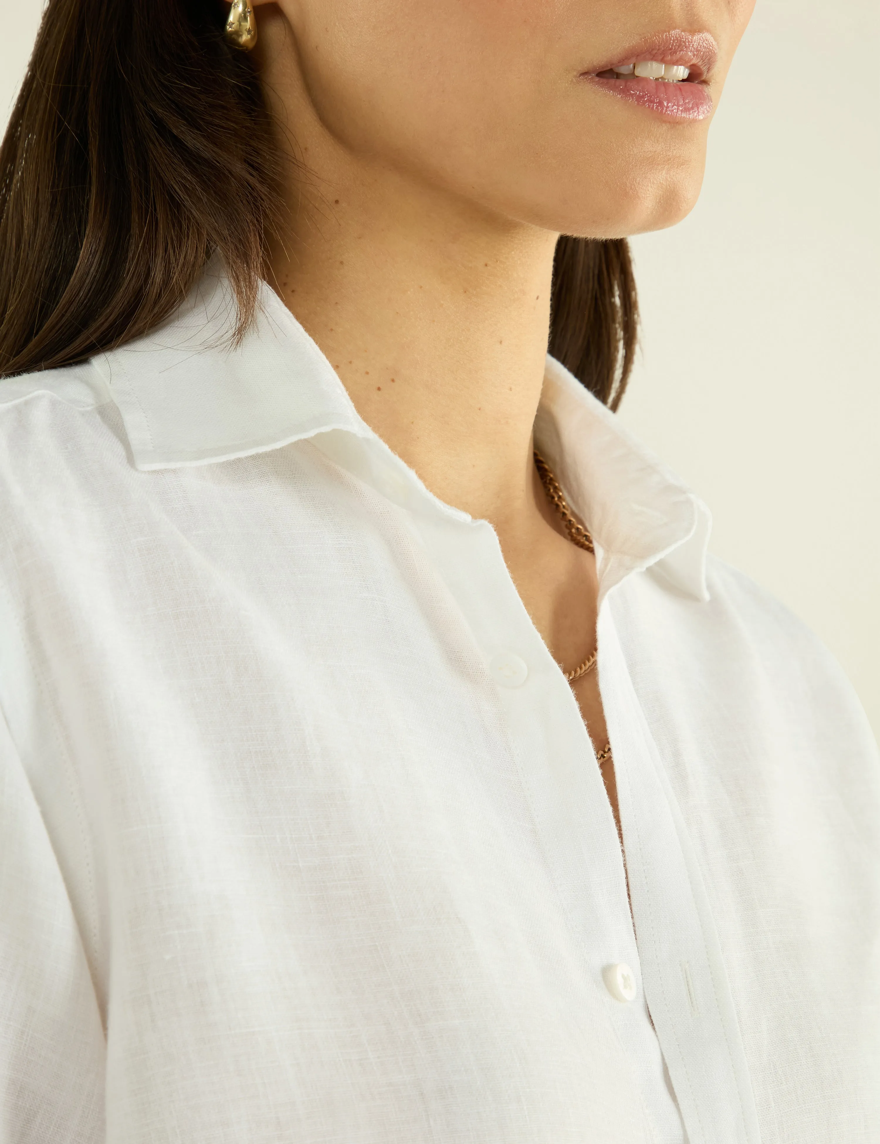 The Classic: Linen, White sold by With Nothing Underneath product image thumbnail 3