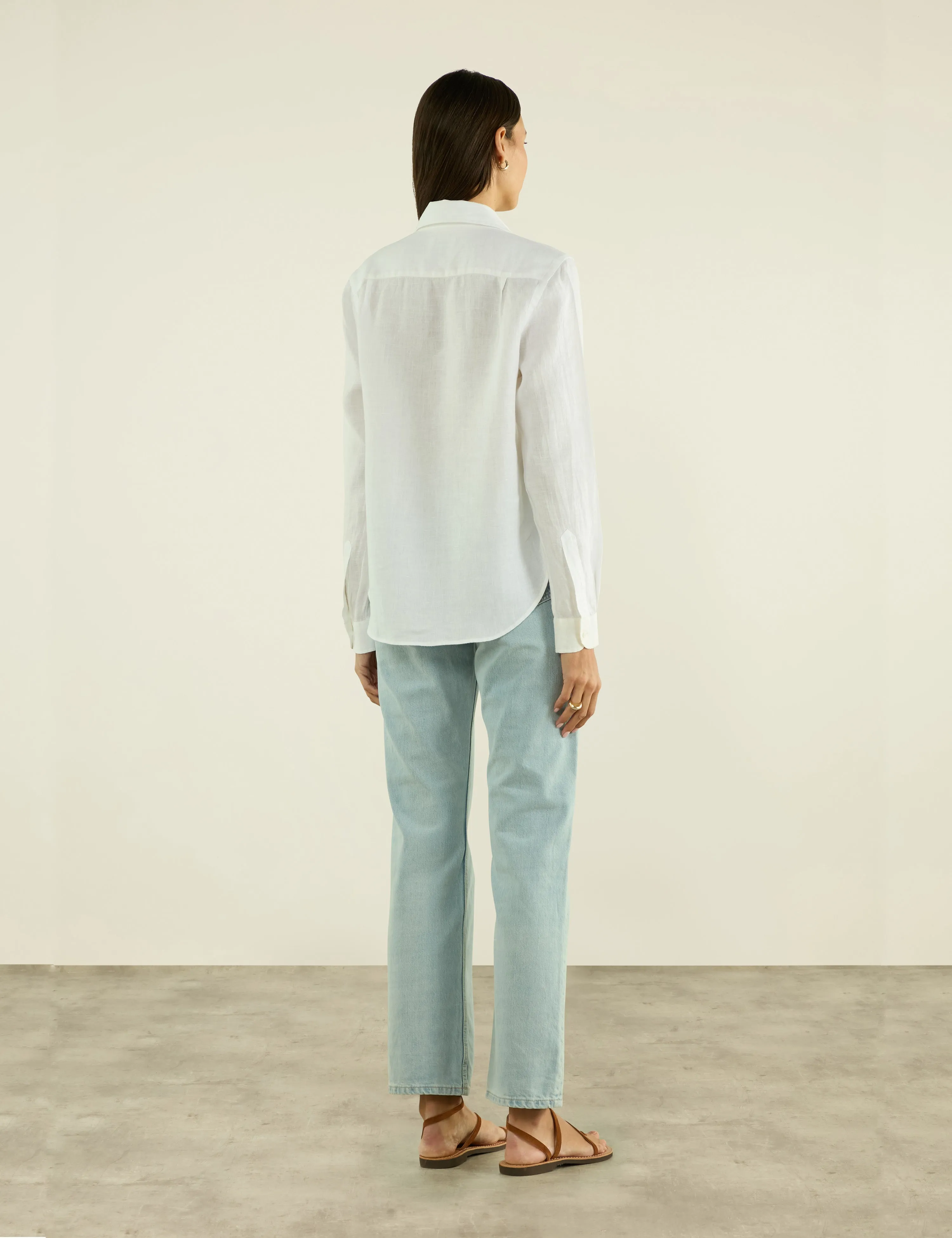 The Classic: Linen, White sold by With Nothing Underneath product image thumbnail 5