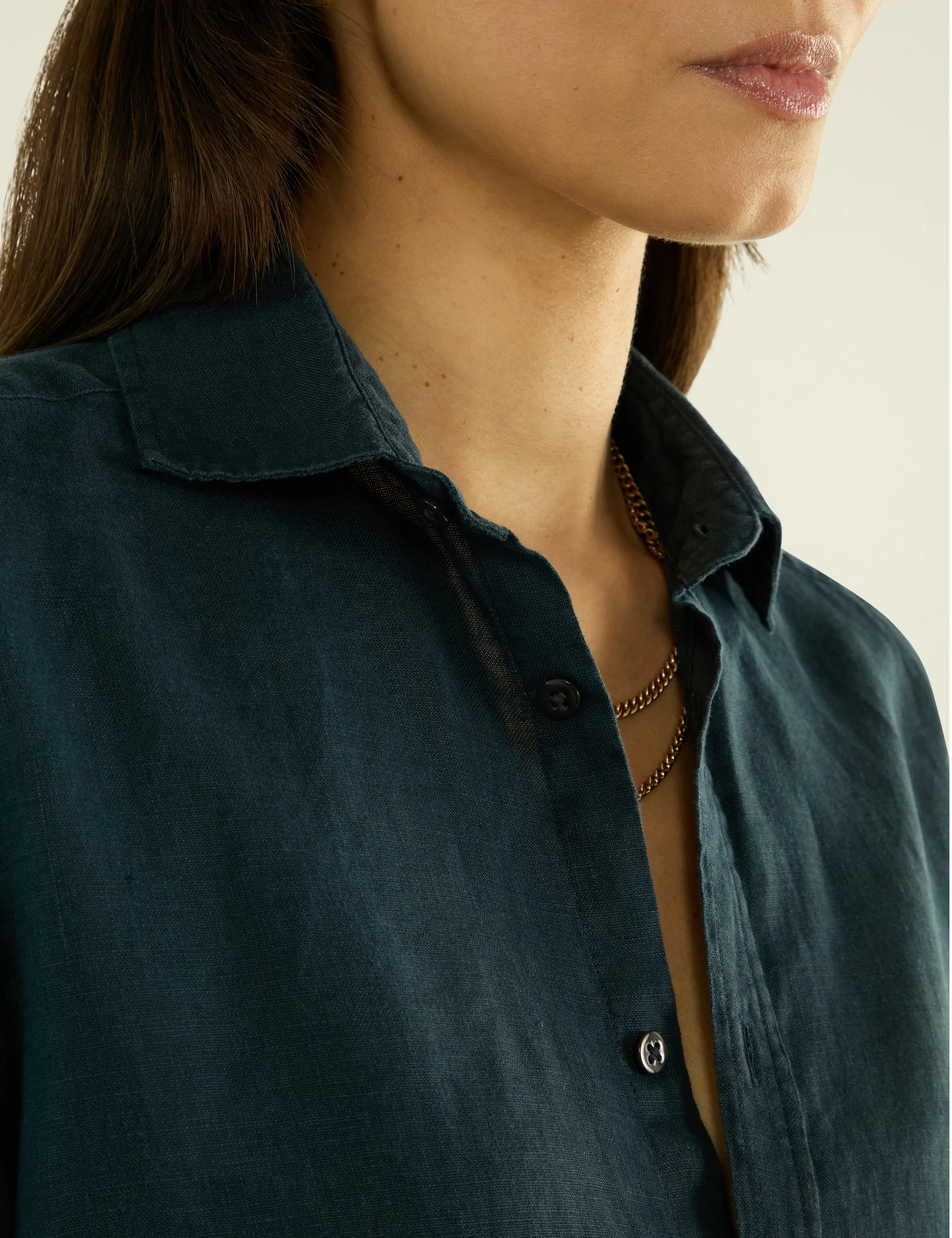 The Classic: Linen, Navy Blue sold by With Nothing Underneath product image thumbnail 3