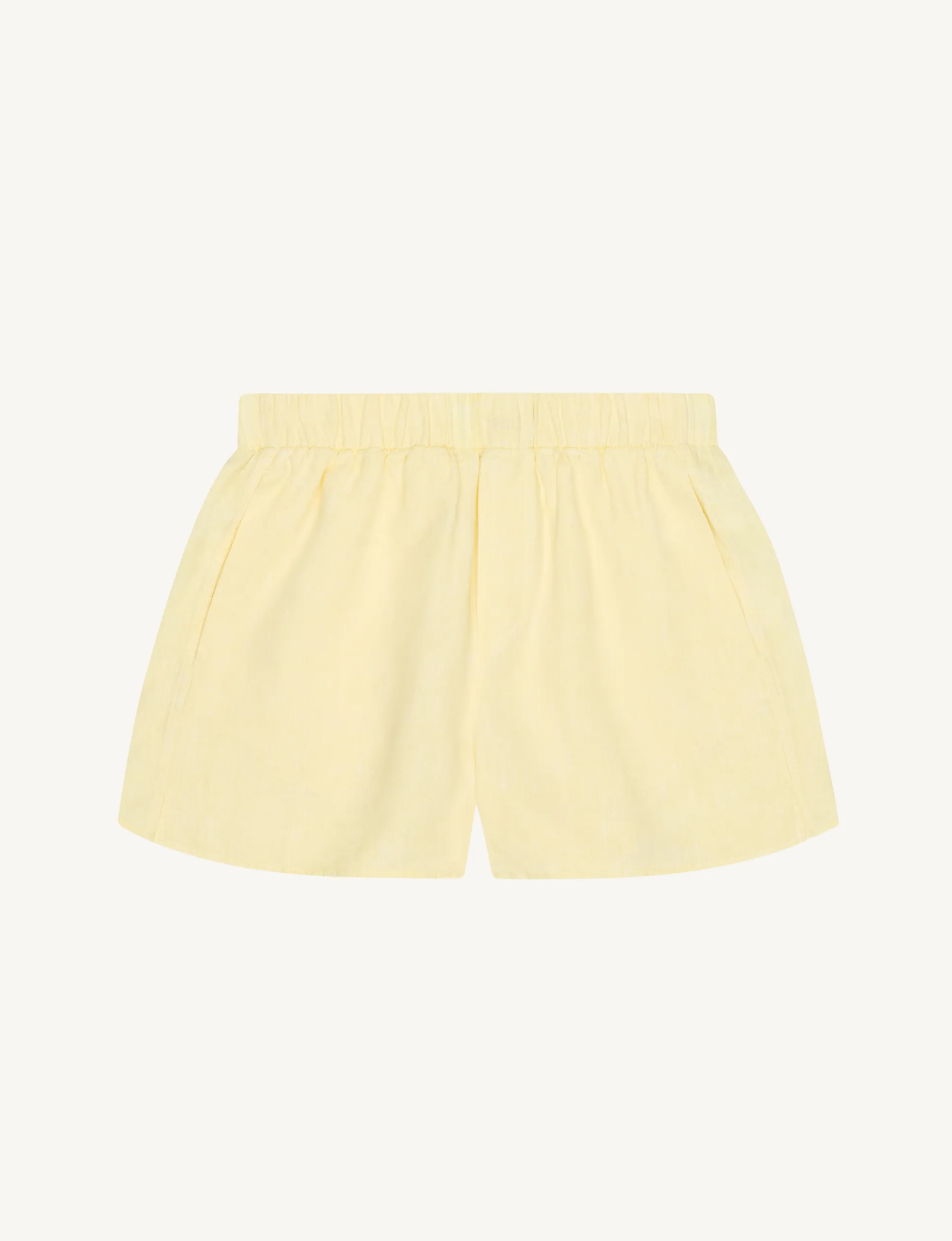 The Boxer: Linen, Lemon Yellow sold by With Nothing Underneath product image thumbnail 2
