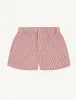 The Boxer: Seersucker, Pink and Berry Stripe sold by With Nothing Underneath