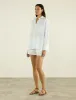 The Boxer: Seersucker, White sold by With Nothing Underneath