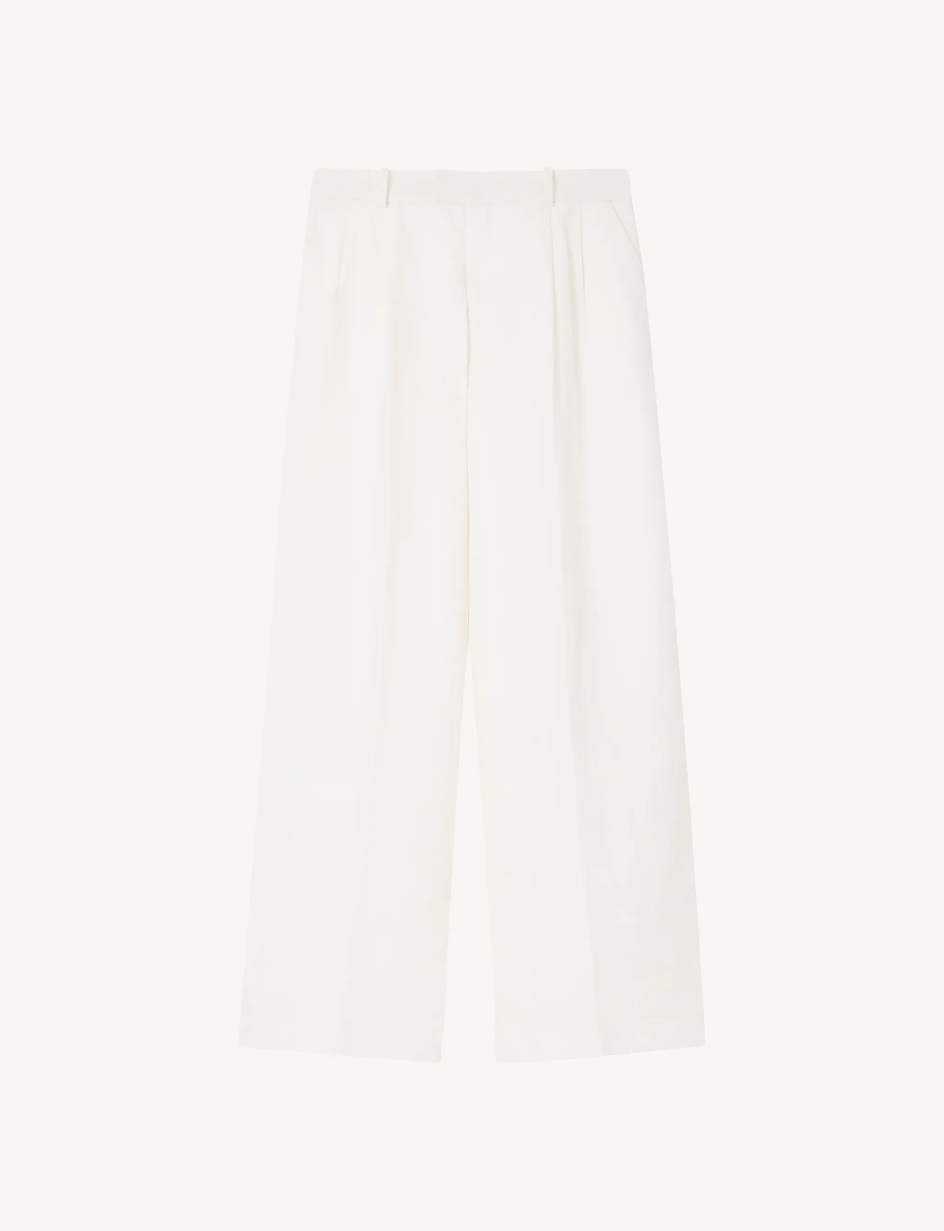 Rampling Trouser: Linen, Ivory sold by With Nothing Underneath product image thumbnail 3