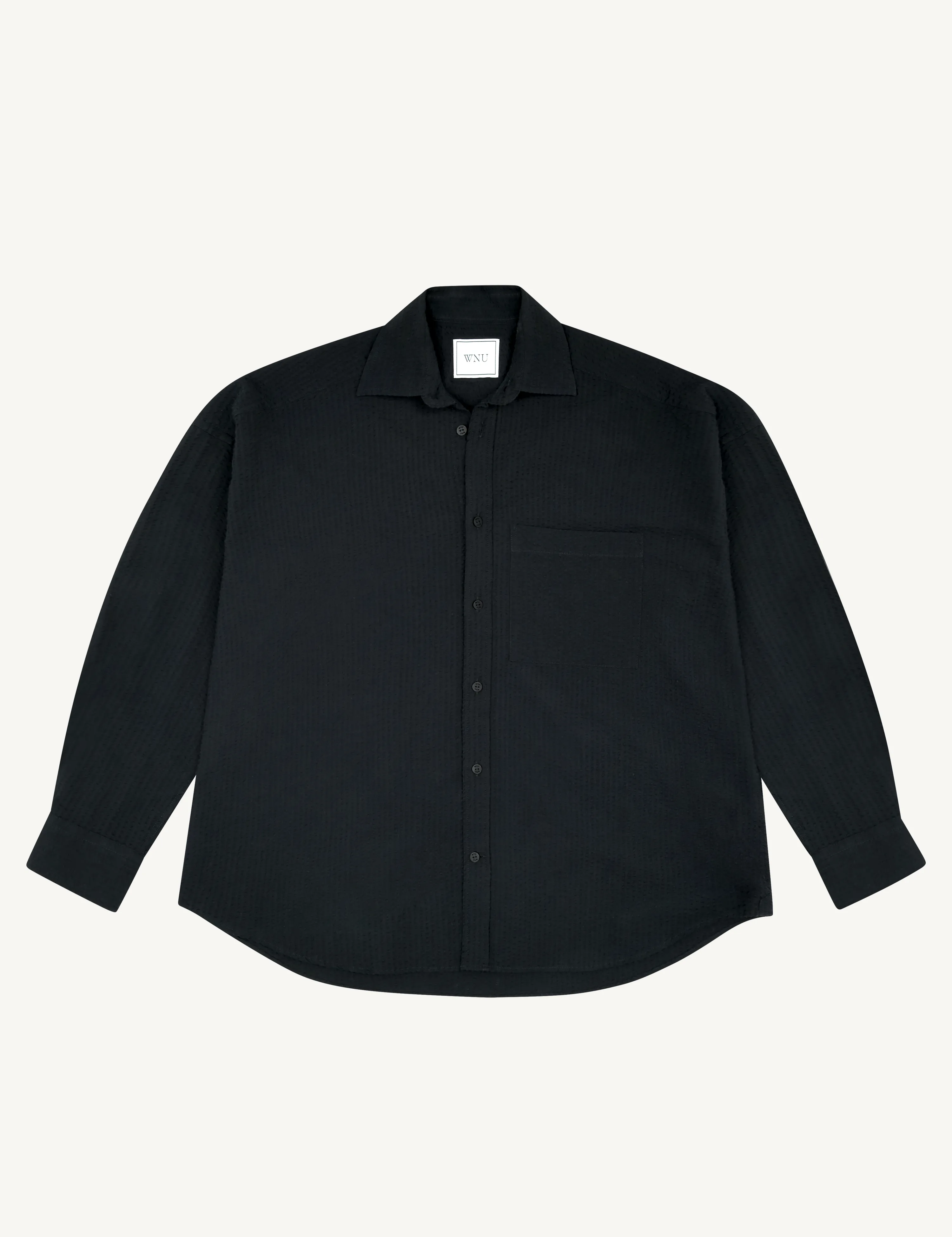 The Weekend: Seersucker Shirt & Boxer Set, Navy Blue sold by With Nothing Underneath product image thumbnail 3