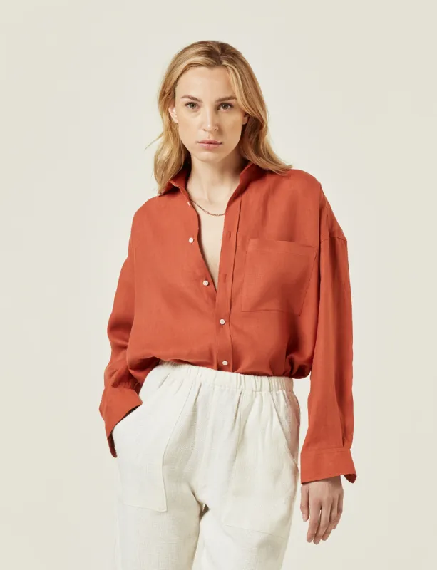 The Weekend: Hemp, Terracotta sold by With Nothing Underneath