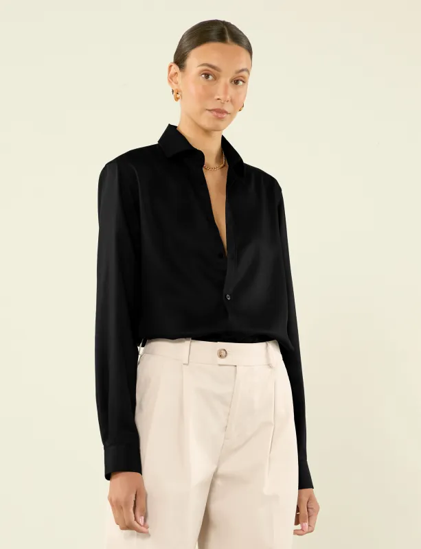 The Classic: TENCEL™ Lyocell, Black sold by With Nothing Underneath