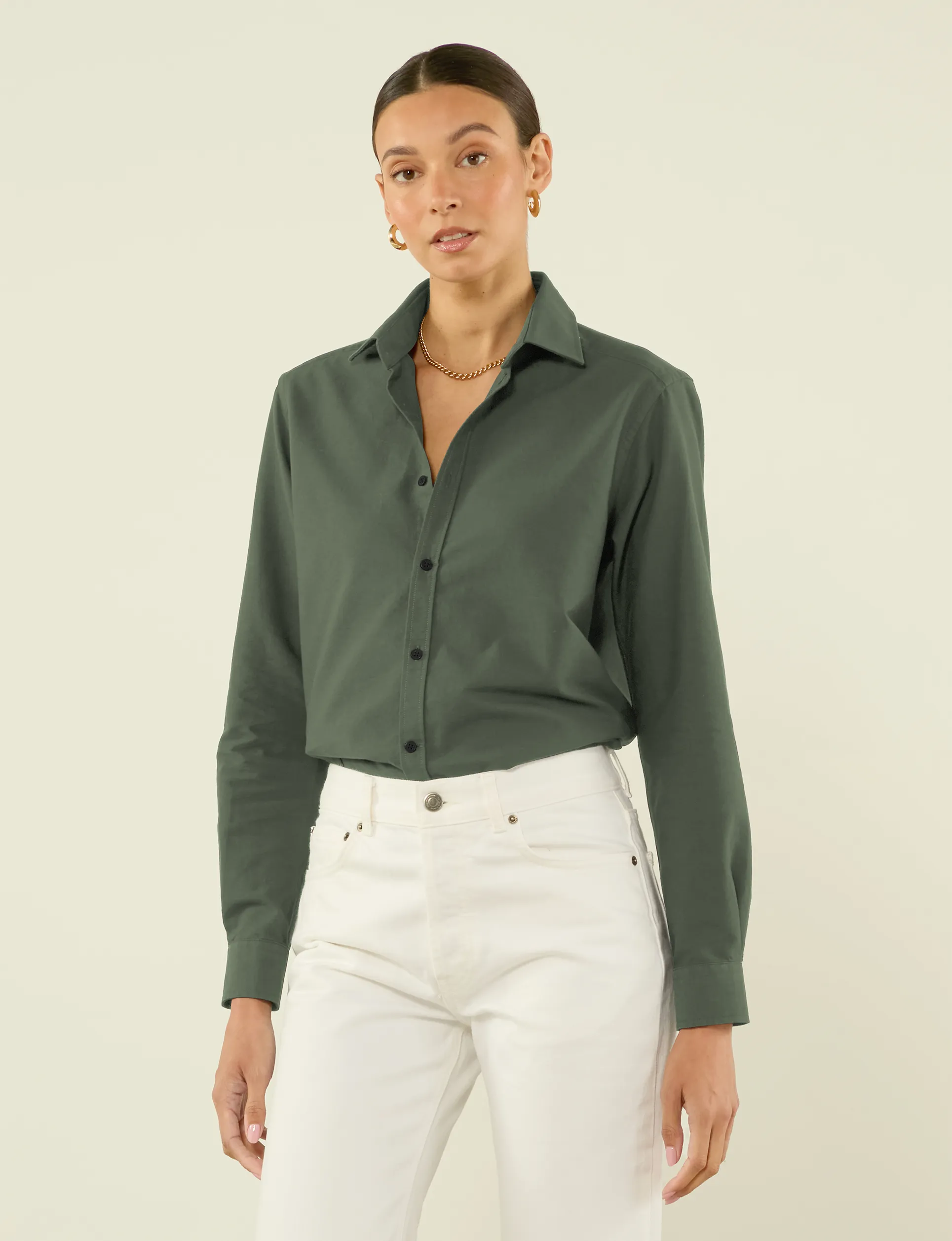 The Classic: Oxford, Khaki sold by With Nothing Underneath product image thumbnail 2