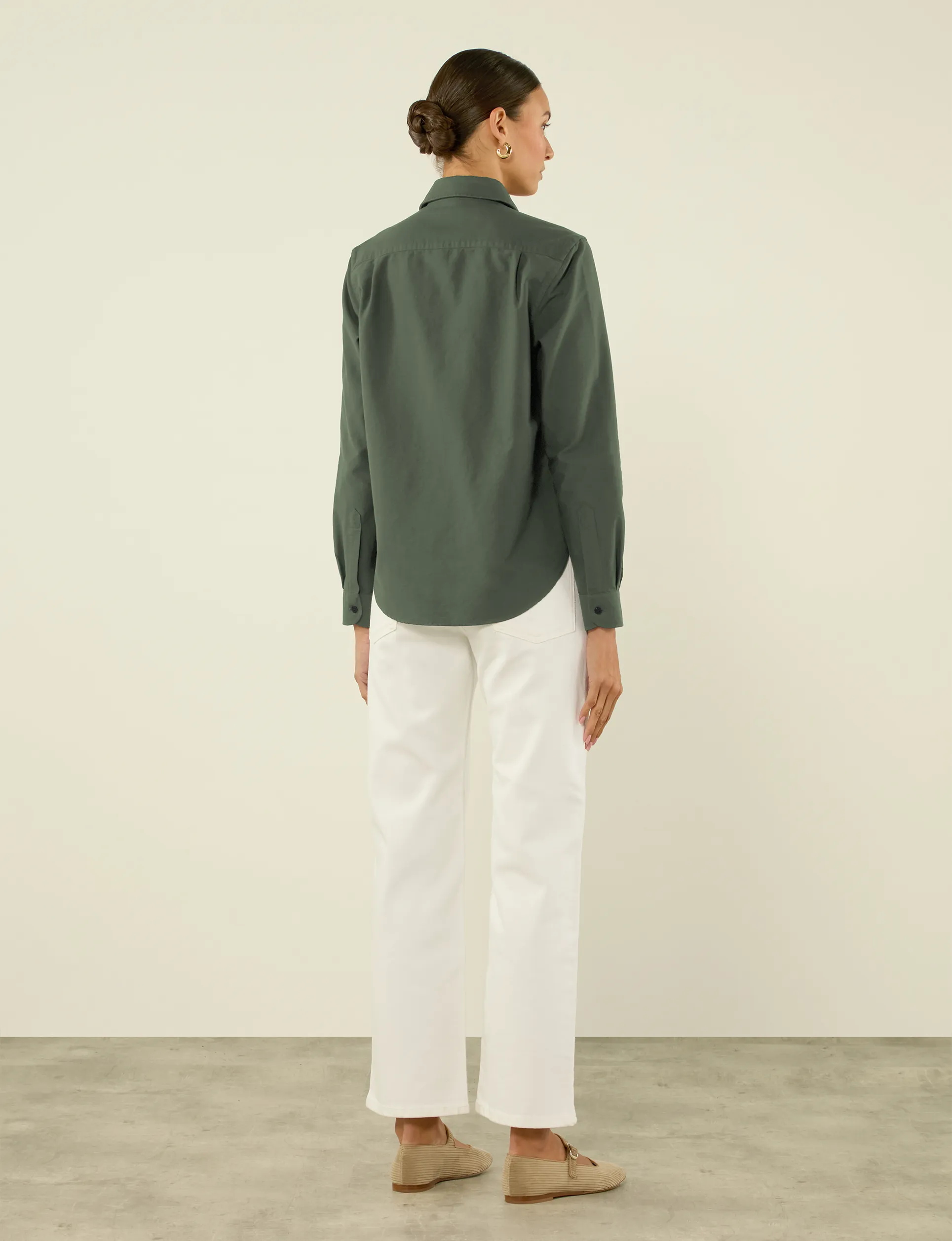 The Classic: Oxford, Khaki sold by With Nothing Underneath product image thumbnail 5