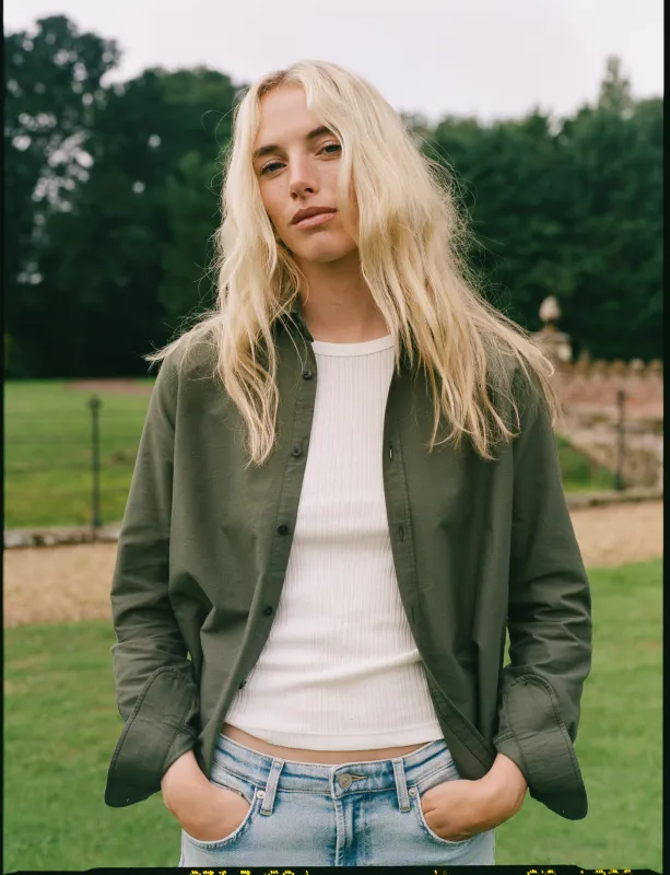 The Classic: Oxford, Khaki sold by With Nothing Underneath