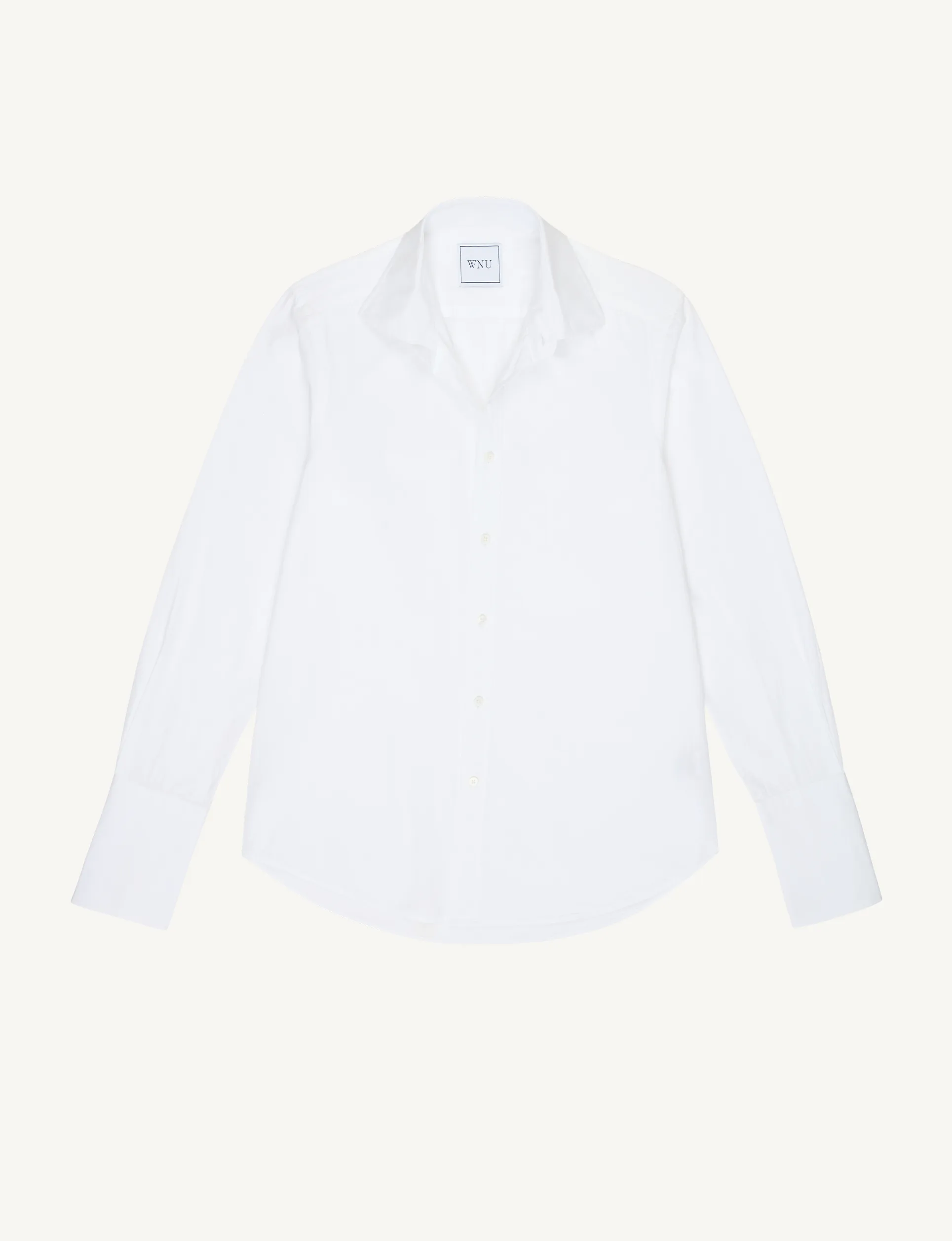 The Boyfriend Exaggerated Cuff: Fine Poplin, White sold by With Nothing Underneath product image thumbnail 2