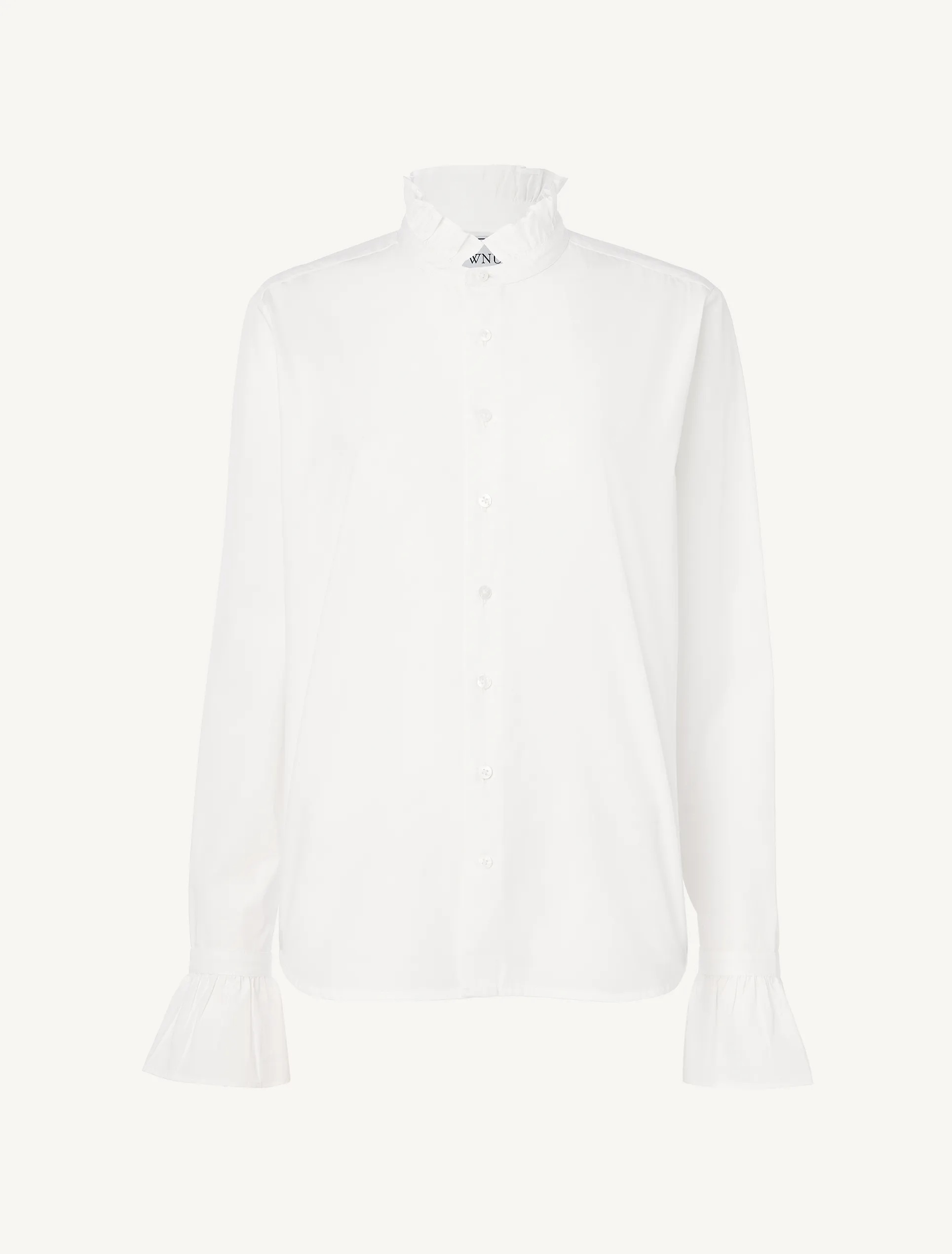 Kew Blouse: Fine Poplin, White sold by With Nothing Underneath product image thumbnail 3