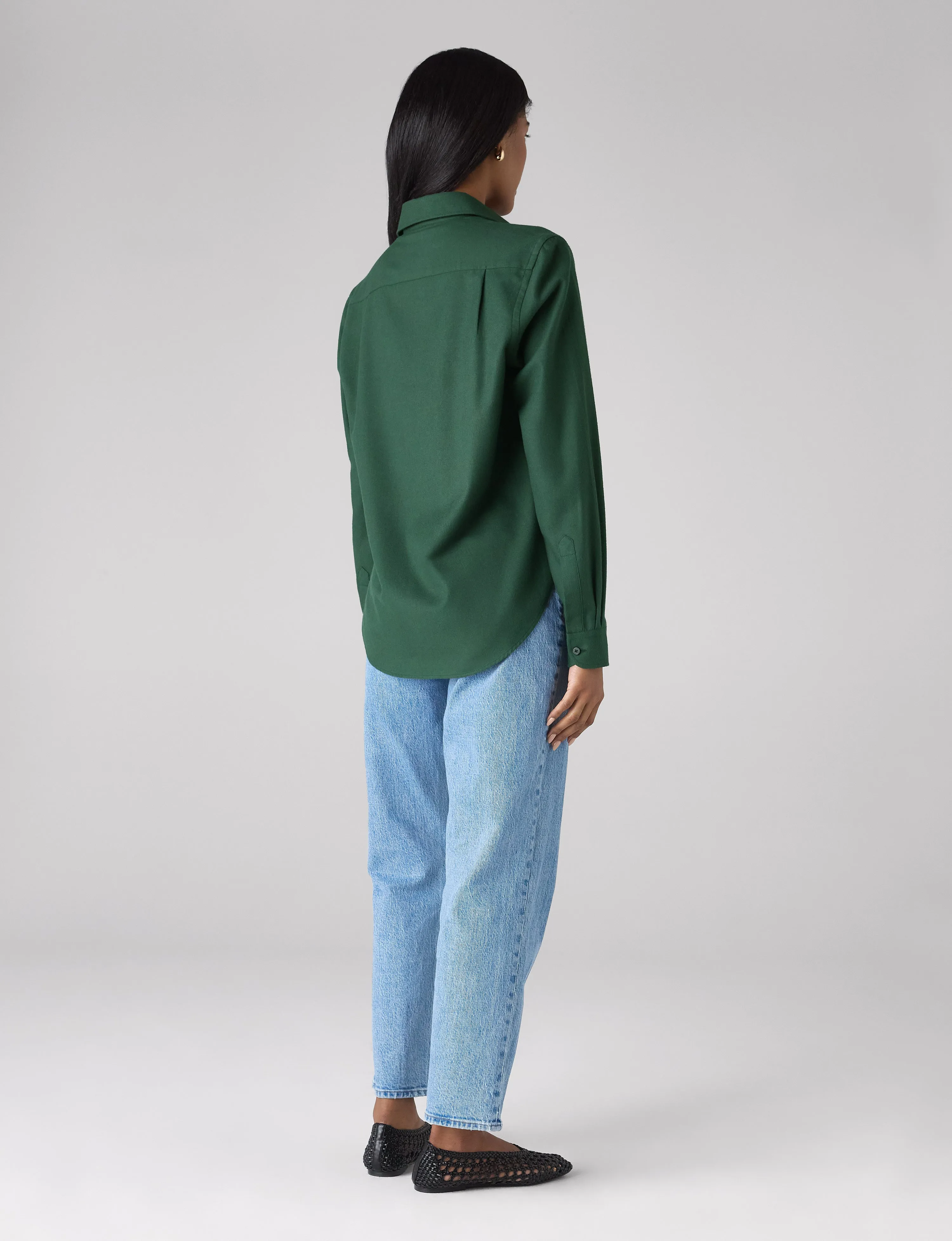 The Classic: Fine Brushed, Dark Khaki sold by With Nothing Underneath product image thumbnail 5