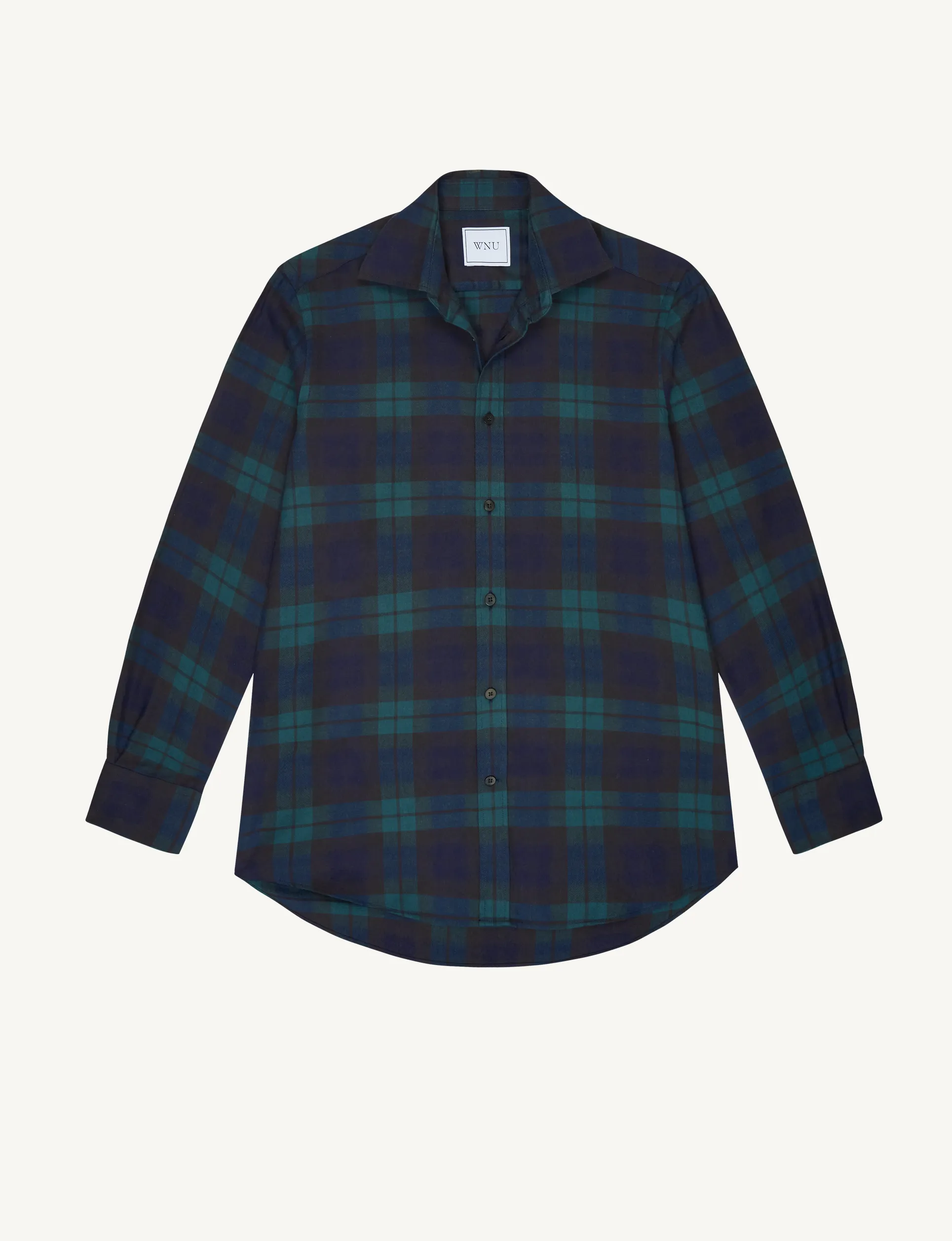 The Boyfriend: Fine Brushed, Heritage Green Check sold by With Nothing Underneath product image thumbnail 3