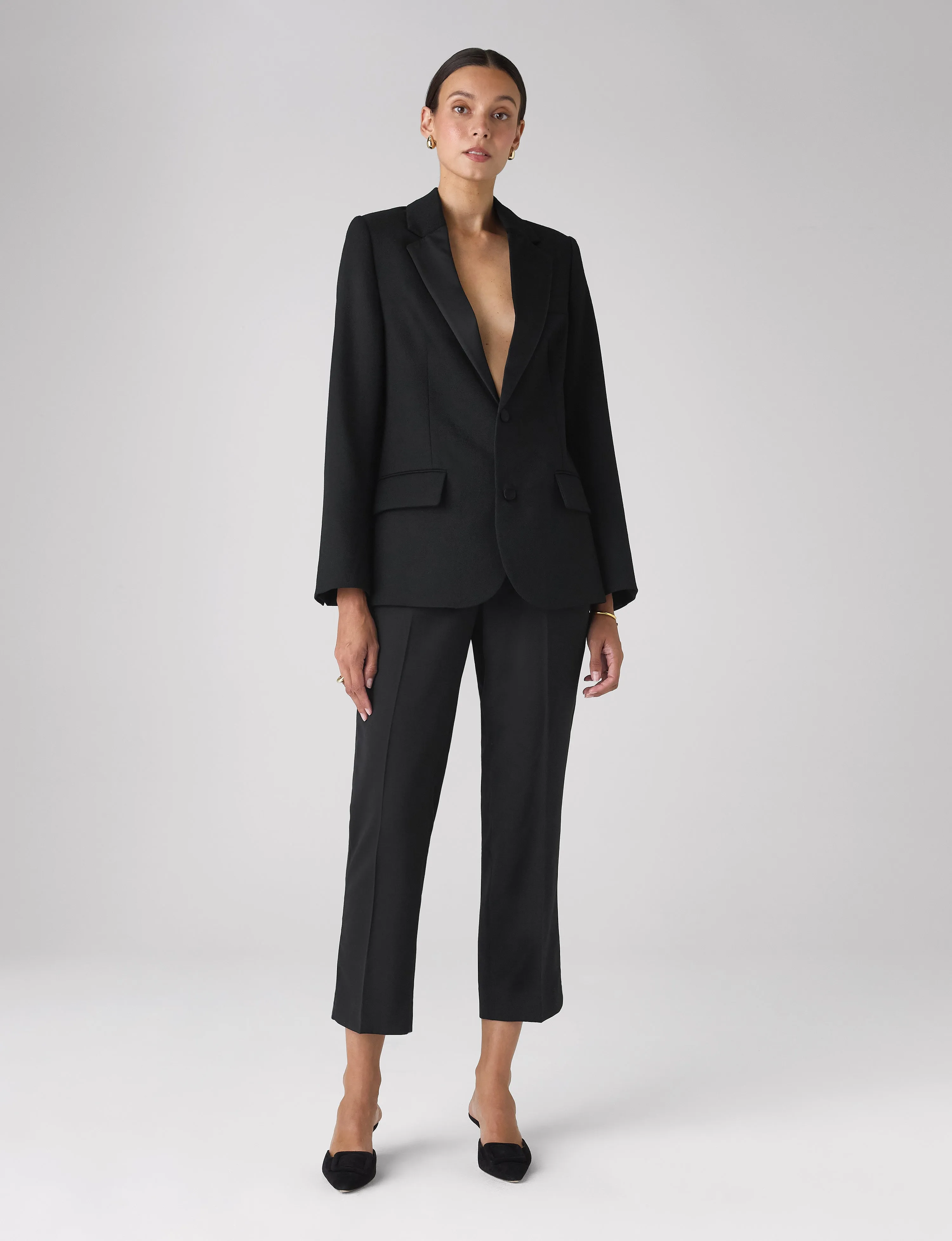 Hutton Tuxedo: Wool, Black sold by With Nothing Underneath product image thumbnail 5